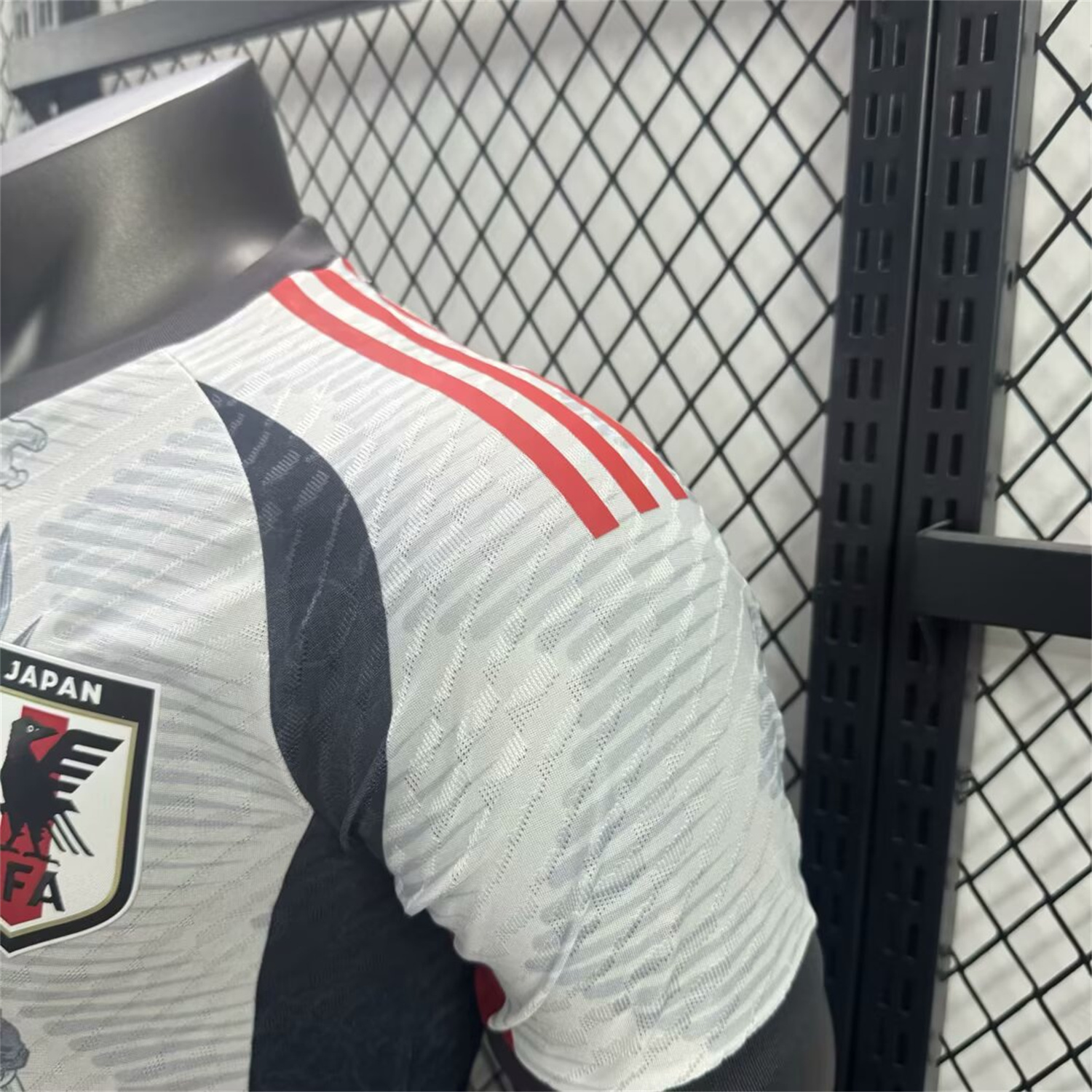 foot-Japan 25-26 Dragon Ball Goku Sketch White & Red Special Jersey - Player Version