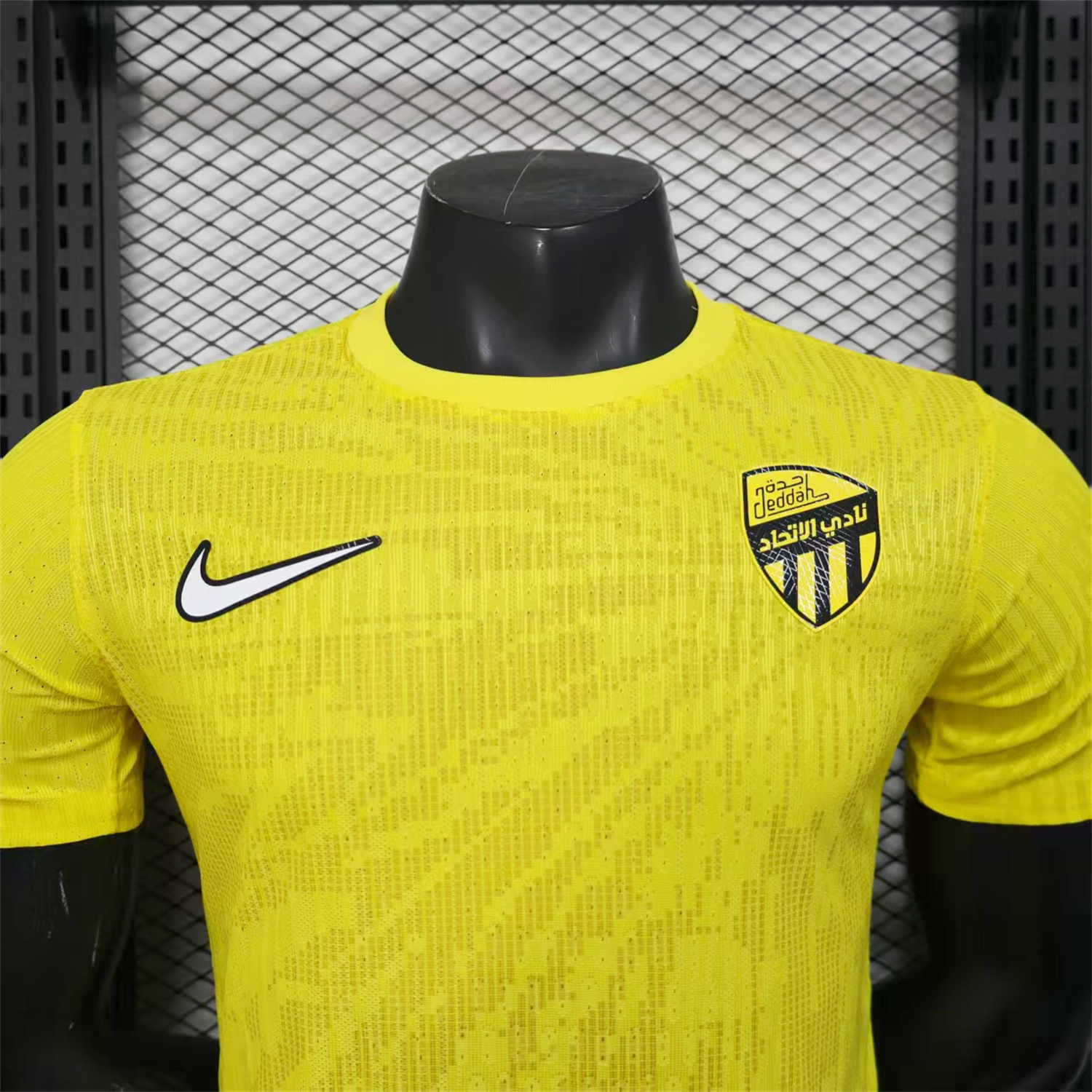 foot-Al Ittihad Jeddah United 24-25 Pre-Match Yellow Jersey - Player Version