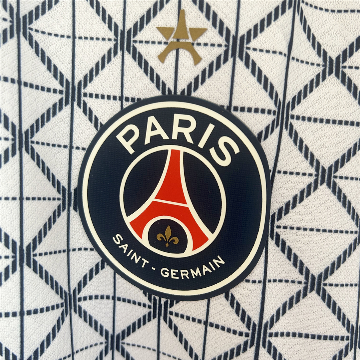 foot-Paris Saint-Germain PSG 25-26 White Pre-Match Training Jersey - Fans Version