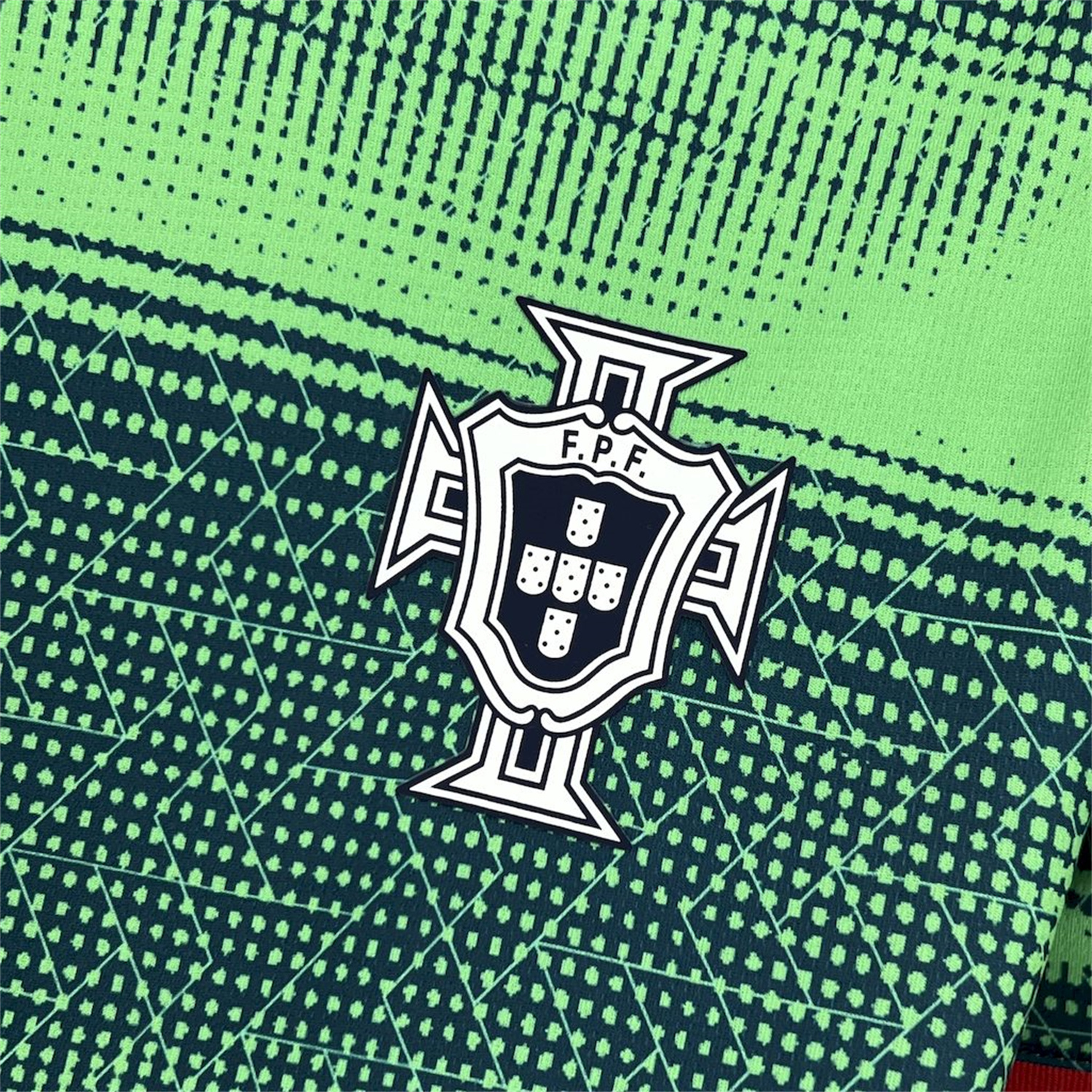 foot-Portugal 2025-26 Green Esports Jersey - Fans Version