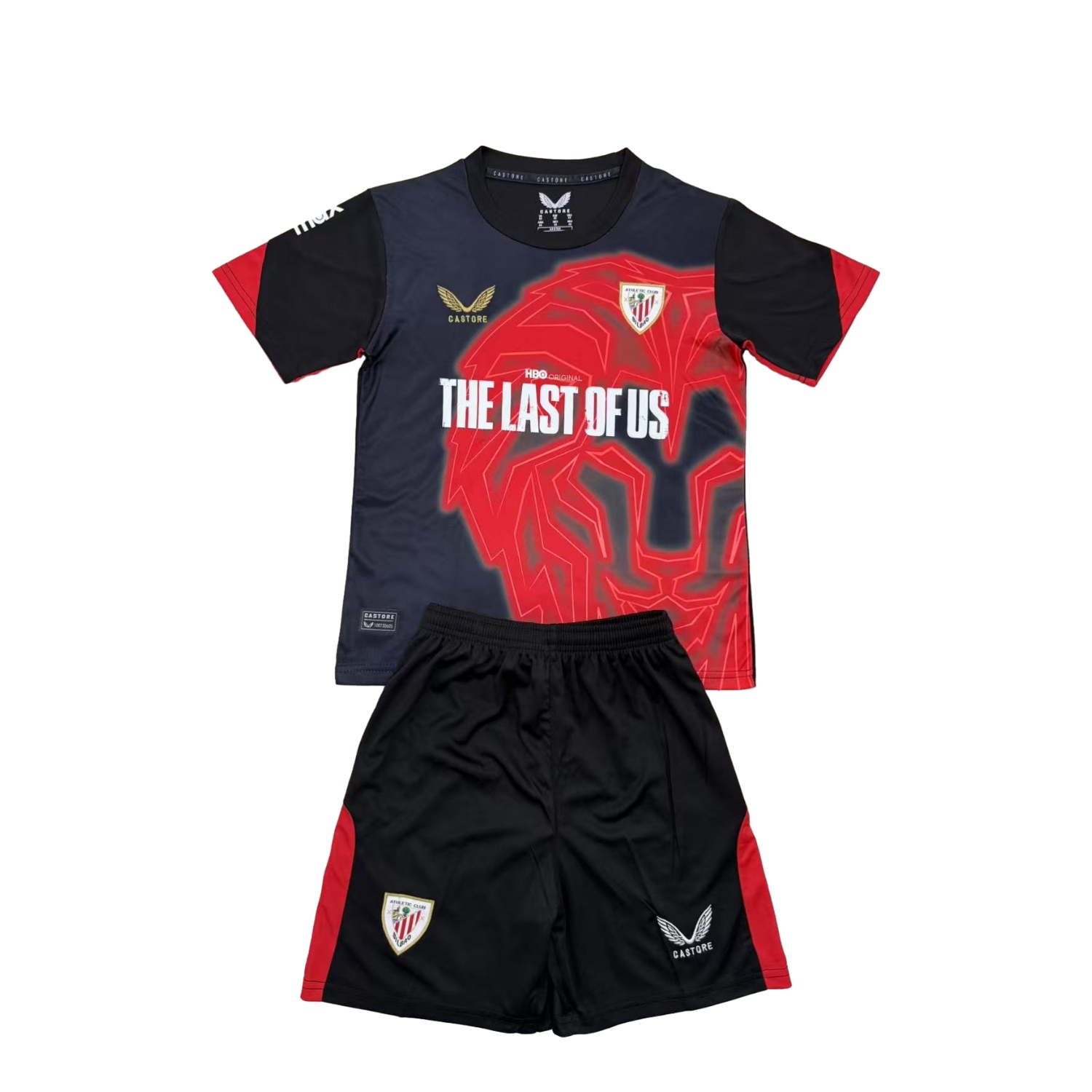 foot-Athletic Bilbao 24-25 Pre-match The Last of Us Special Men's Adult Jersey Set - Fans Version
