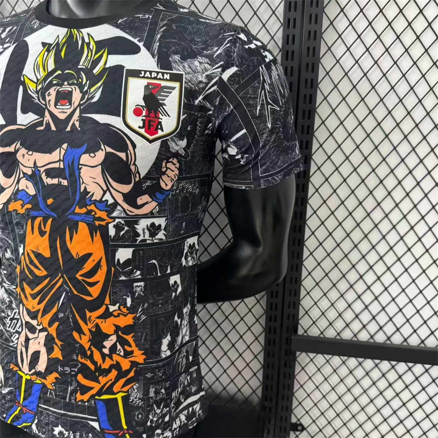 foot-Japan 25-26 Muscle Saiyan Black Special Jersey - Player Version