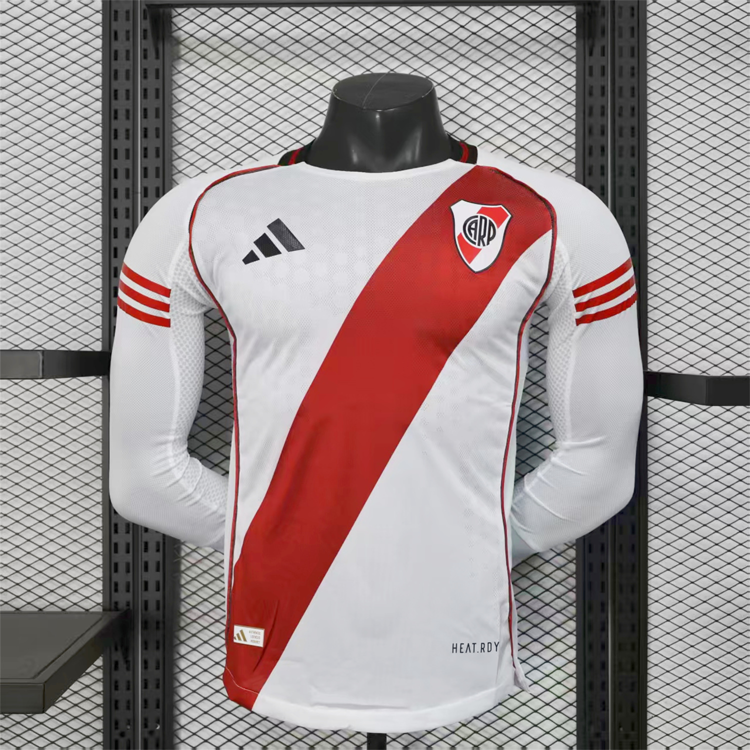foot-River Plate 25-26 Home Unsponsored Long Sleeves Jersey - Player Version