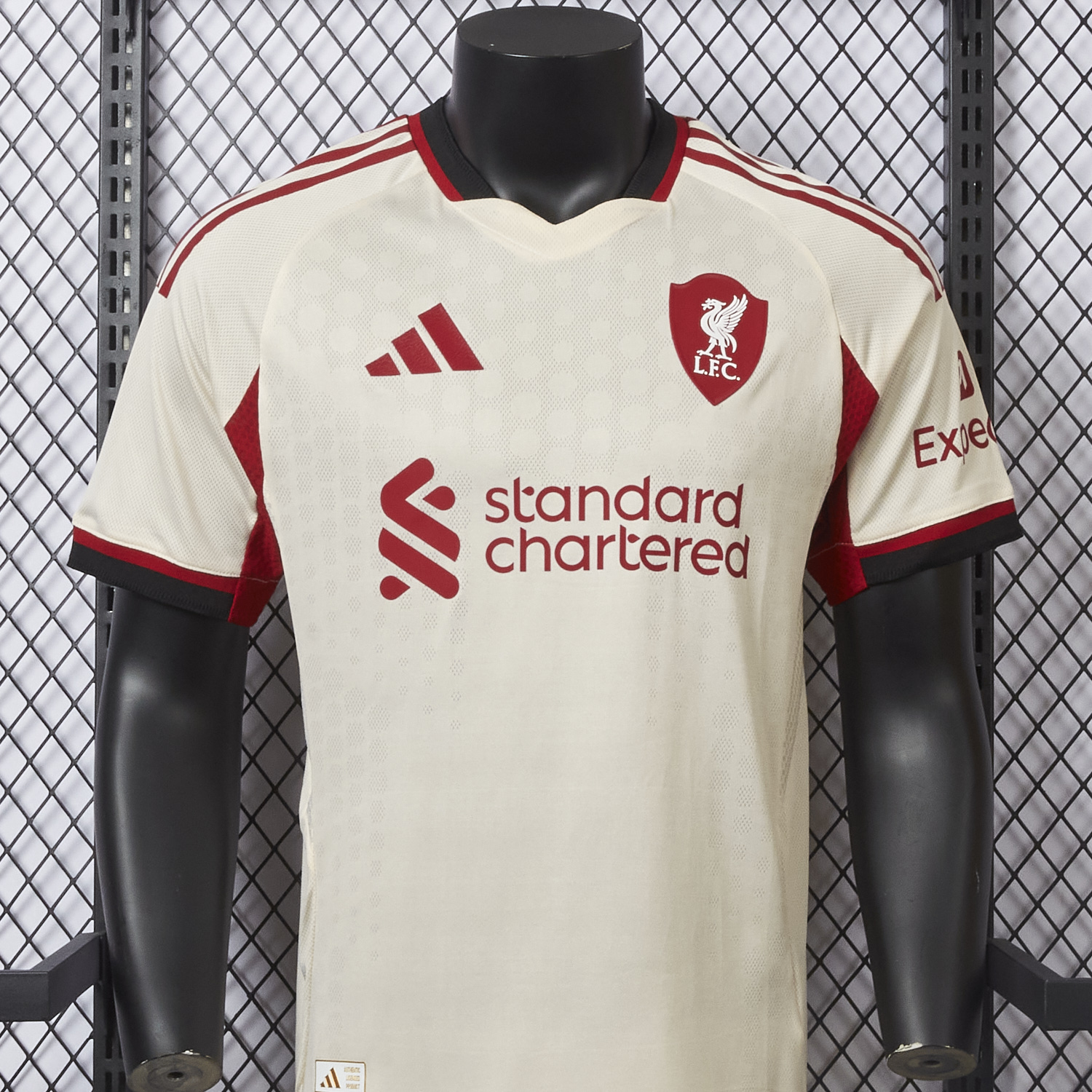 foot-Liver.pool 25-26 Away Beige Jersey - Player Version