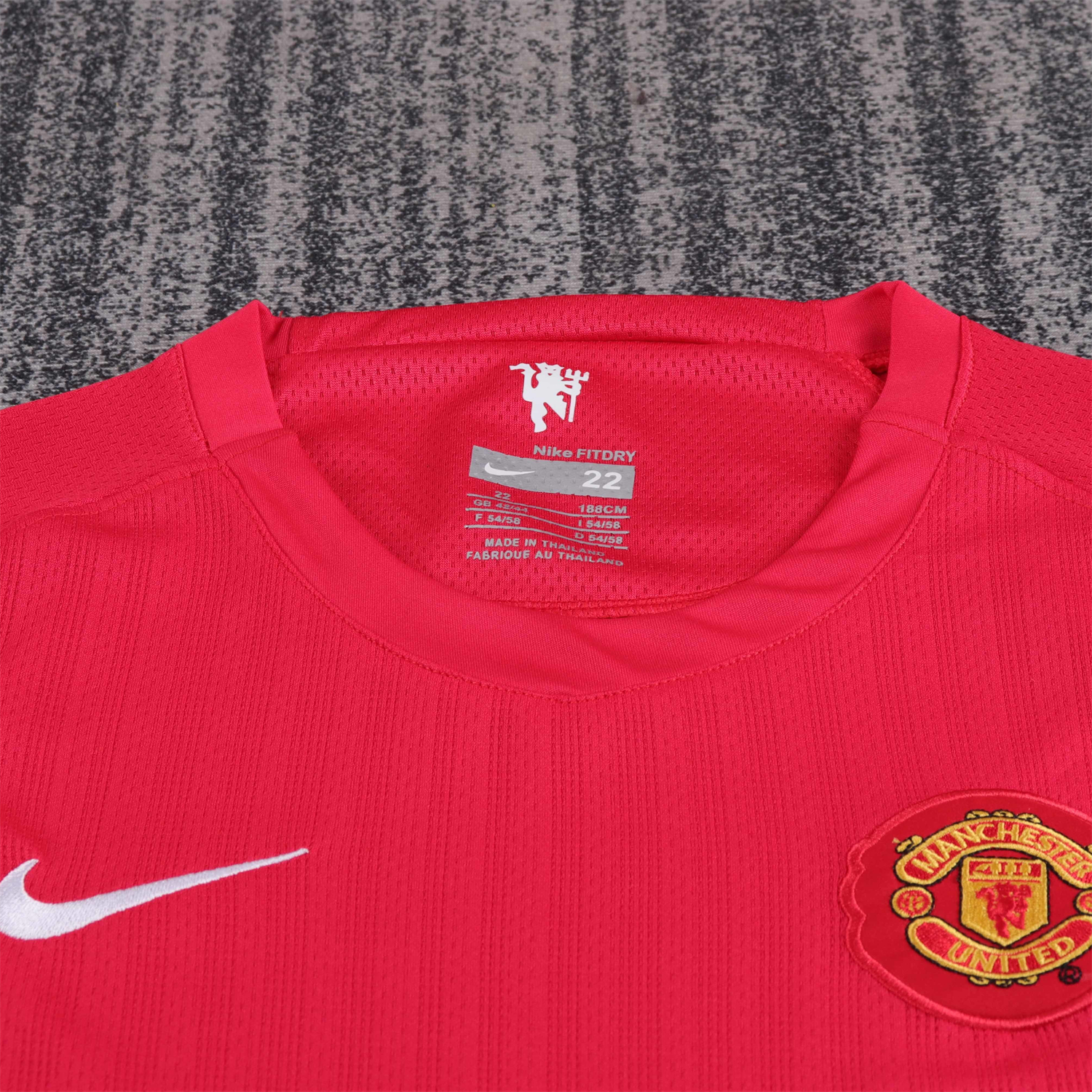 GlobeJersey-Retro Manchester United 2007-08 Home Kids Kit