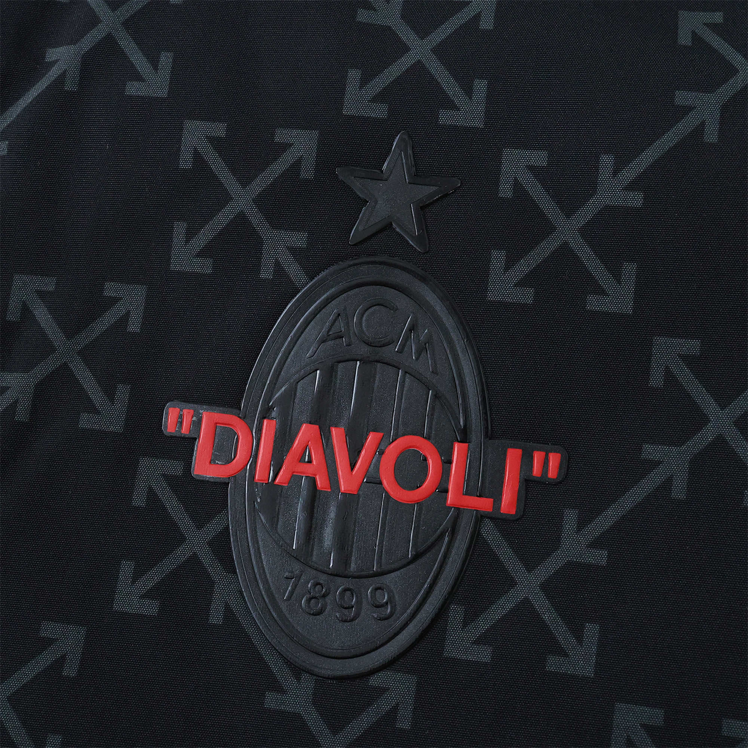 foot-AC Milan 24-25 Fourth “Diavoli” Special Edition Double Sided Reversible Windbreaker - Black & Red