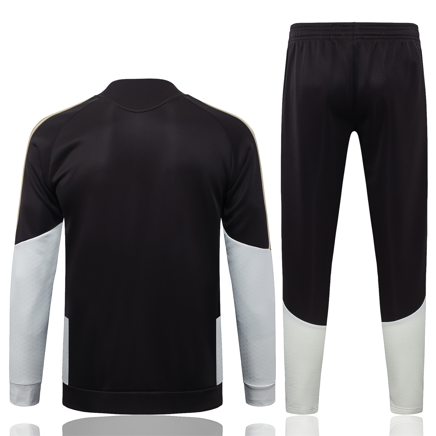 Funinjersey-Flamengo 2026 Jacket Training Tracksuit - Black With White Jackets & Pants