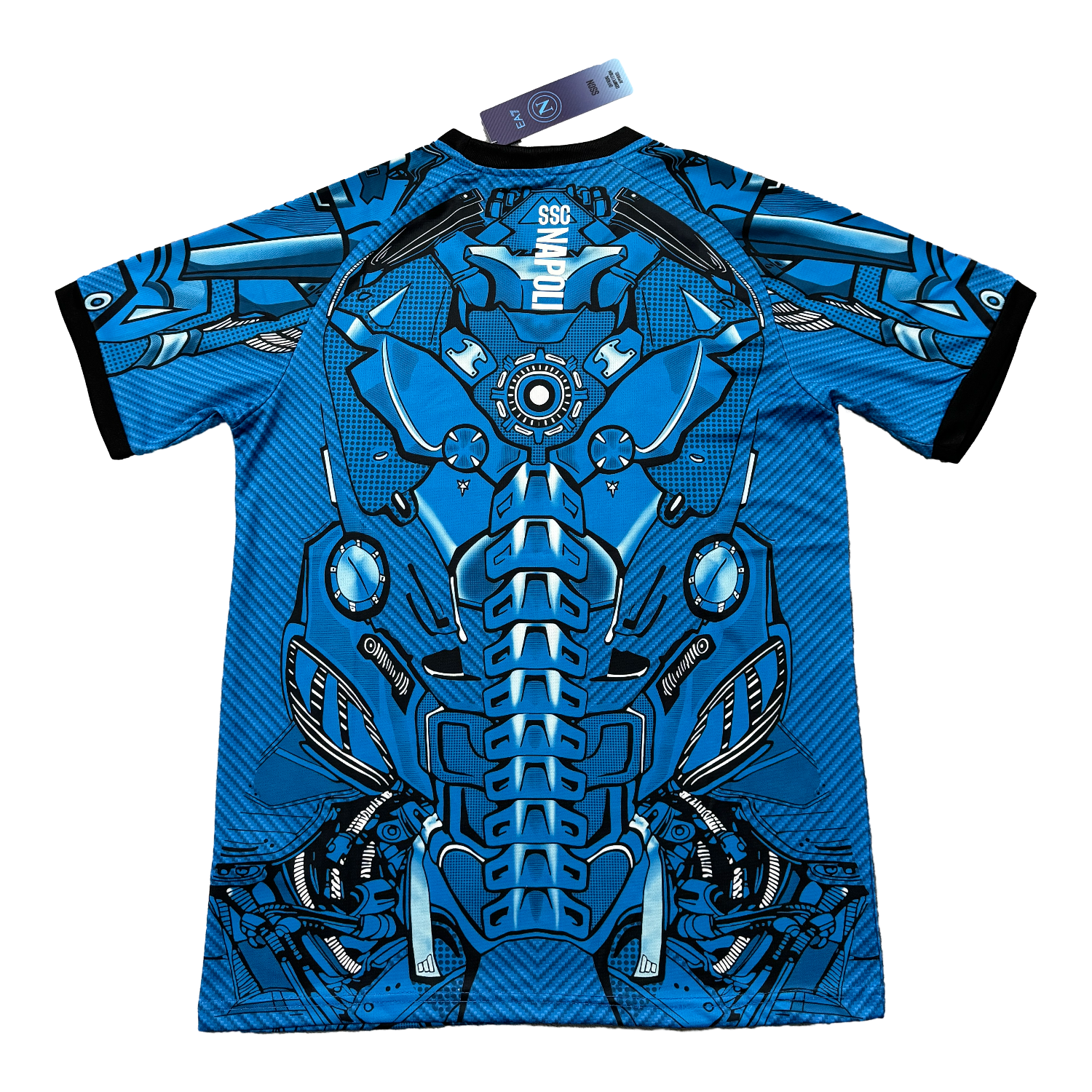 foot-Napoli 25-26 Blue Mecha Training Jersey - Fans Version