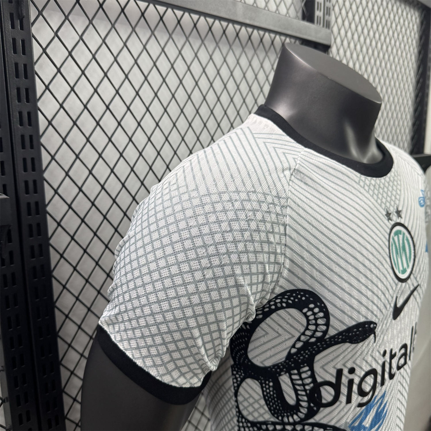 foot-Inter Milan 25-26 Black Snake Special White Jersey - Player Version