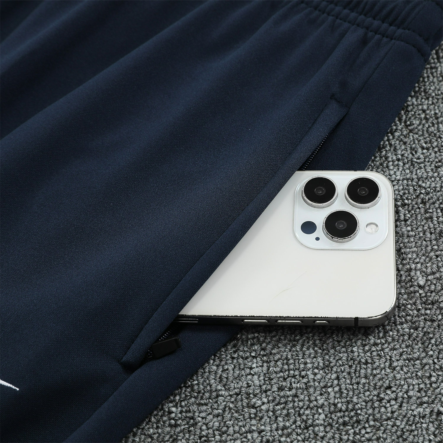 foot-C.H.E.L.S.E.A 25-26 POLO Short-Sleeve Training Set - Blue Top and Deep Blue Pants