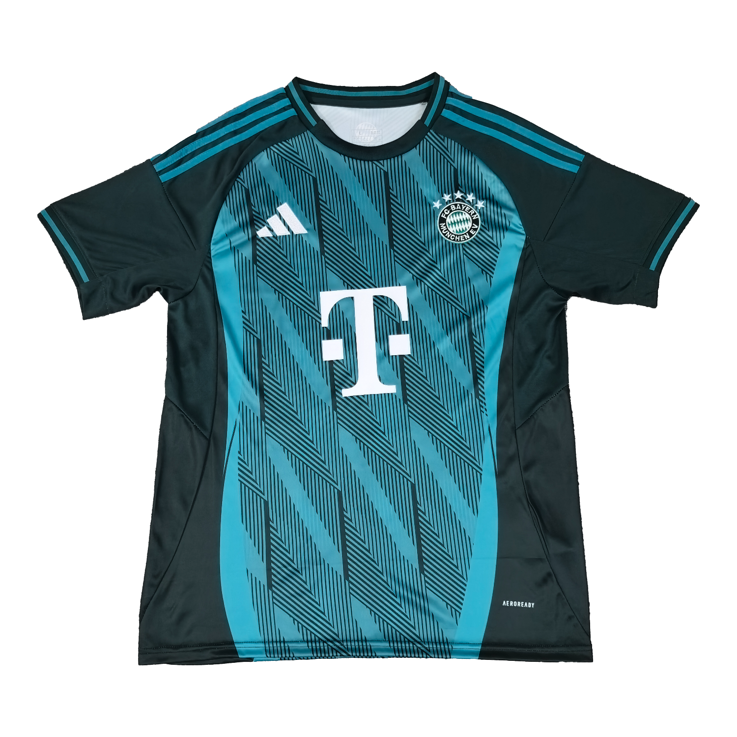 foot-Bayern Munich 25-26 Deep Green Blue Lines Special Edition Jersey - Fans Version