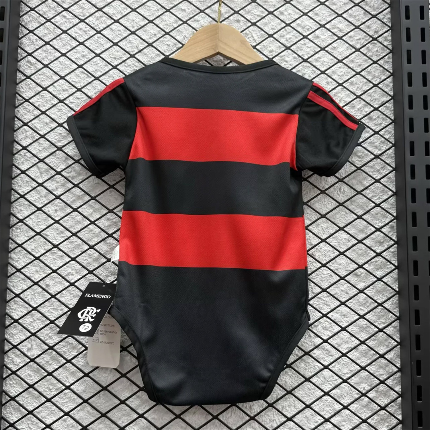Funinjersey-Flamengo 26-27 Home Baby Crawling Suit