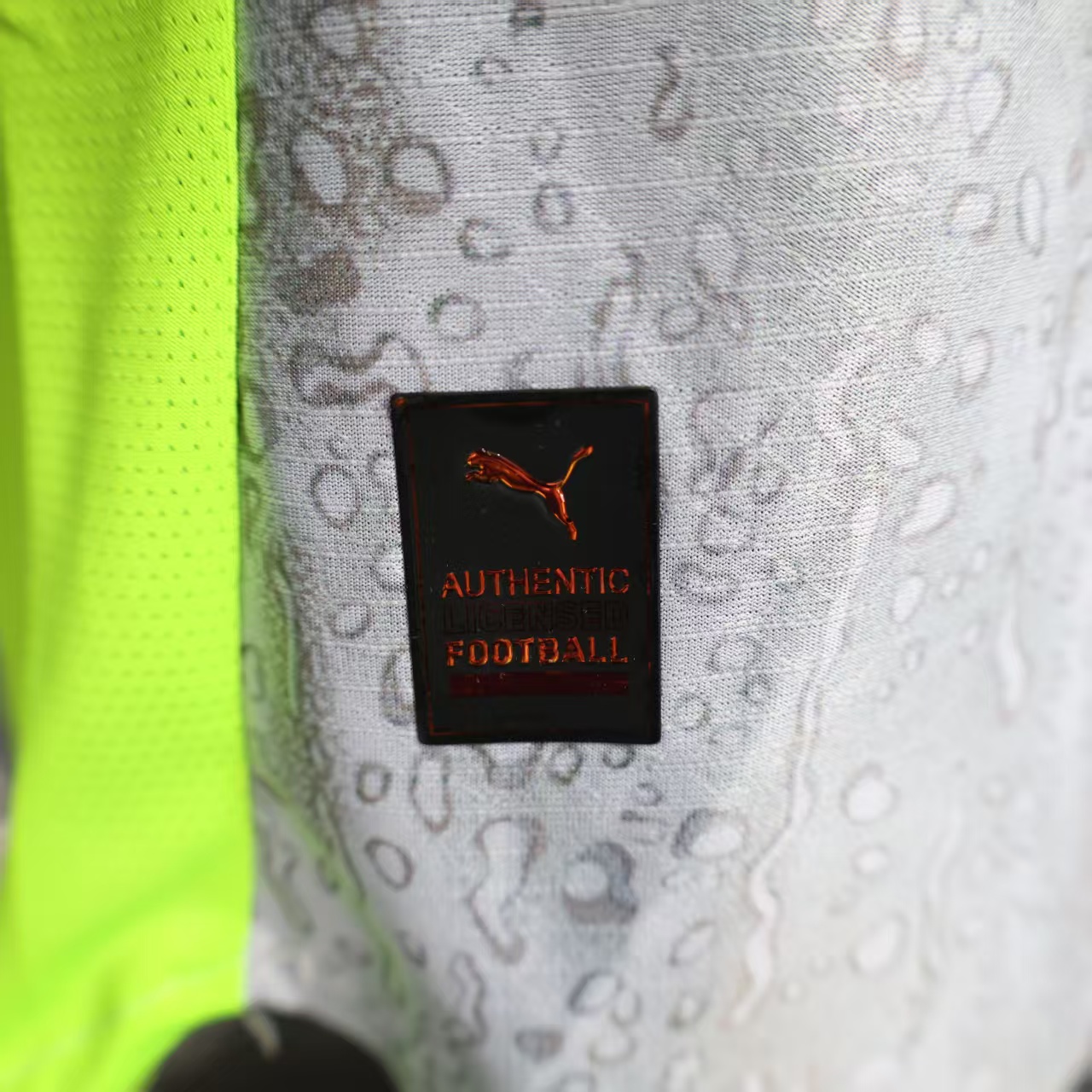 foot-Manchester City 25-26 Third Grey Green Jersey - Player Version