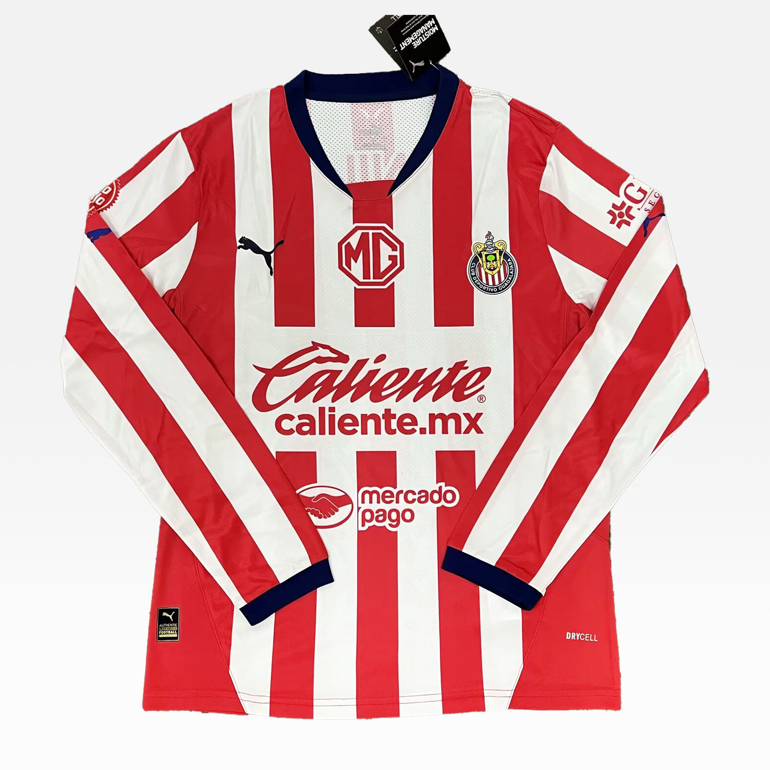 foot-Chivas de Guadalajara 24-25 Home Long Sleeve Jersey - Fans Version