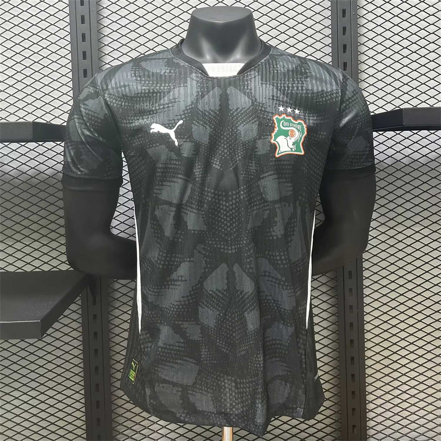 foot-Ivory Coast 25-26 Goalkeeper Black Jersey - Player Version