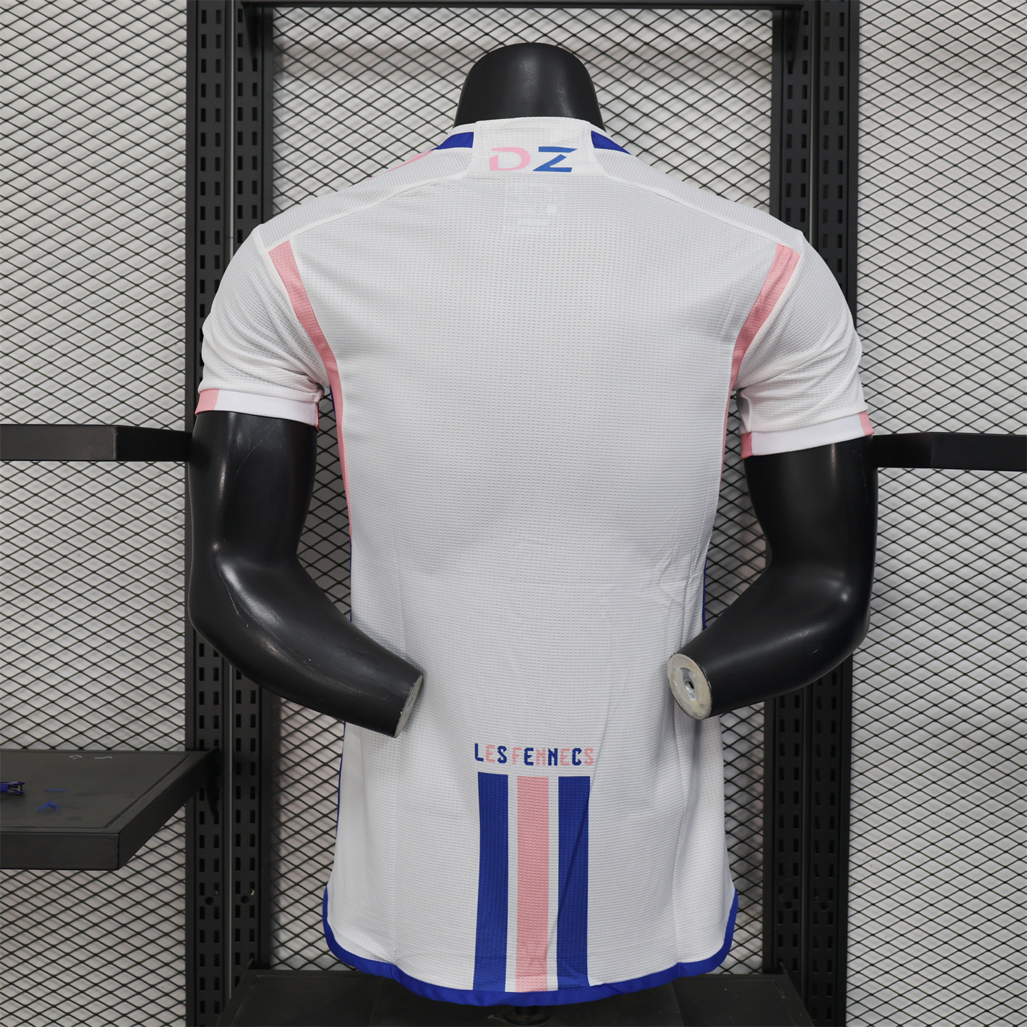 foot-Algeria 25-26 Pink Mountains Silhouette White Jersey - Player Version