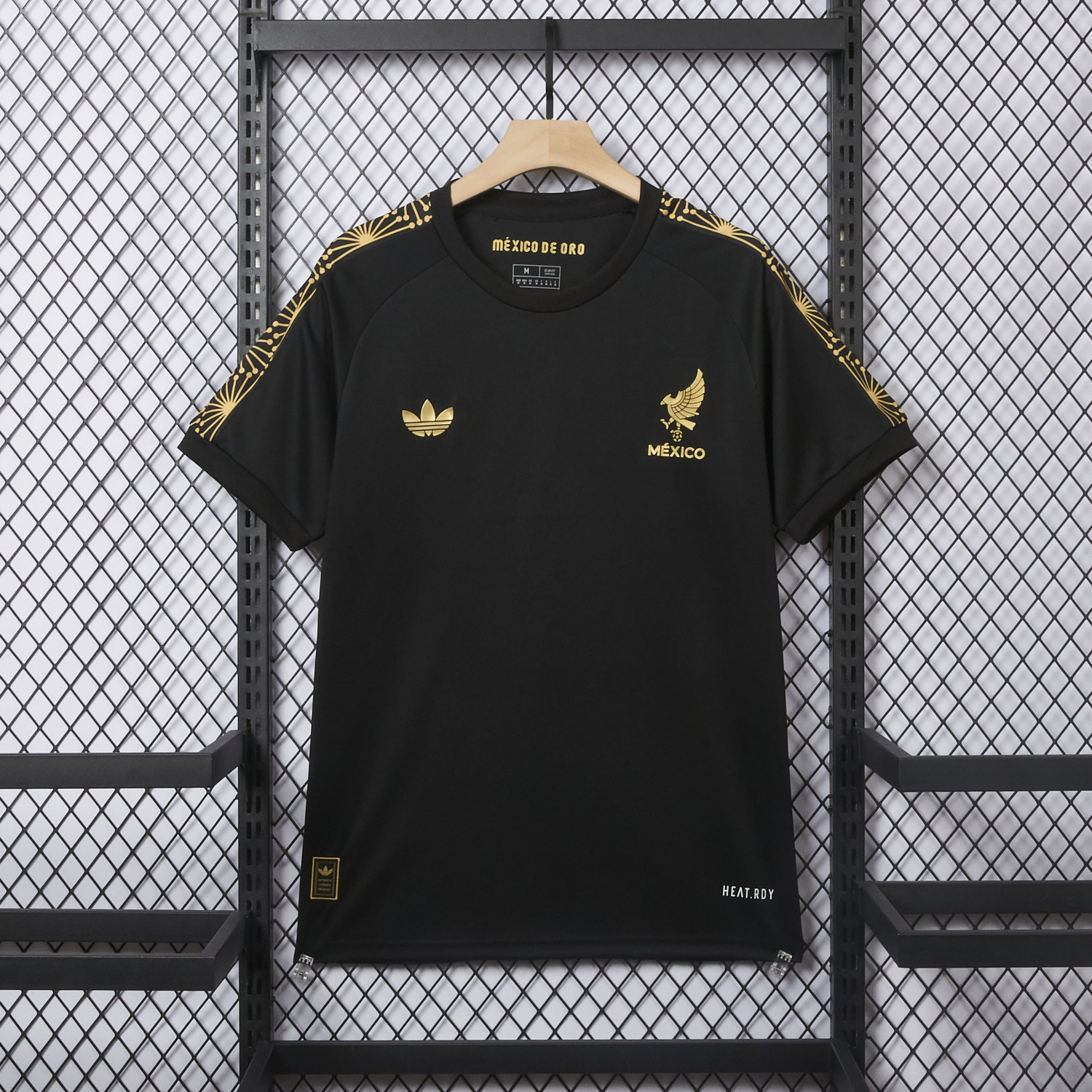 foot-Mexico 2025 Gold Cup Black Training Special Jersey - Fans Version