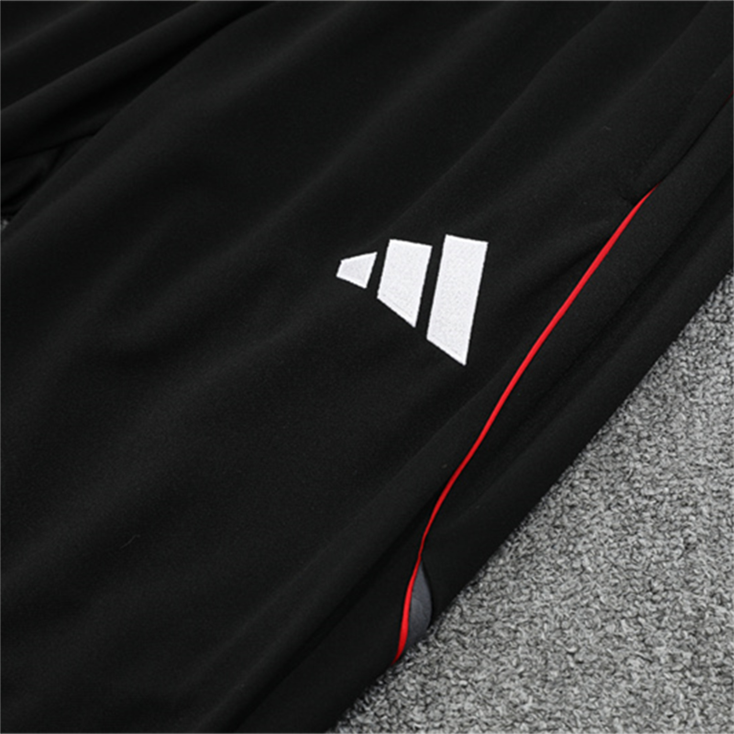 foot-Ajax 25-26 Kids Long Sleeve Training Set - Black Top and Black Pants