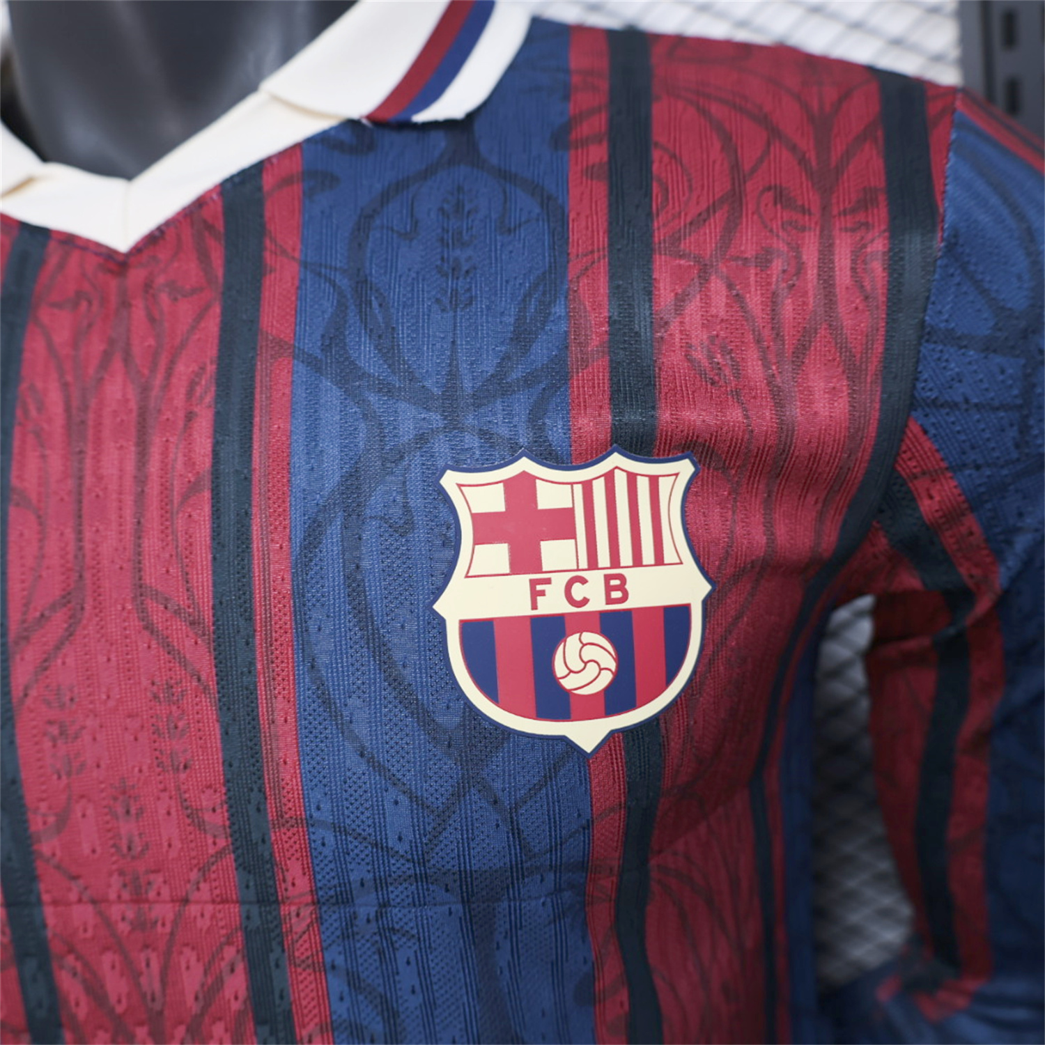 foot-Barcelona 25-26 125th Anniversary Throwback Long Sleeves Jersey - Player Version