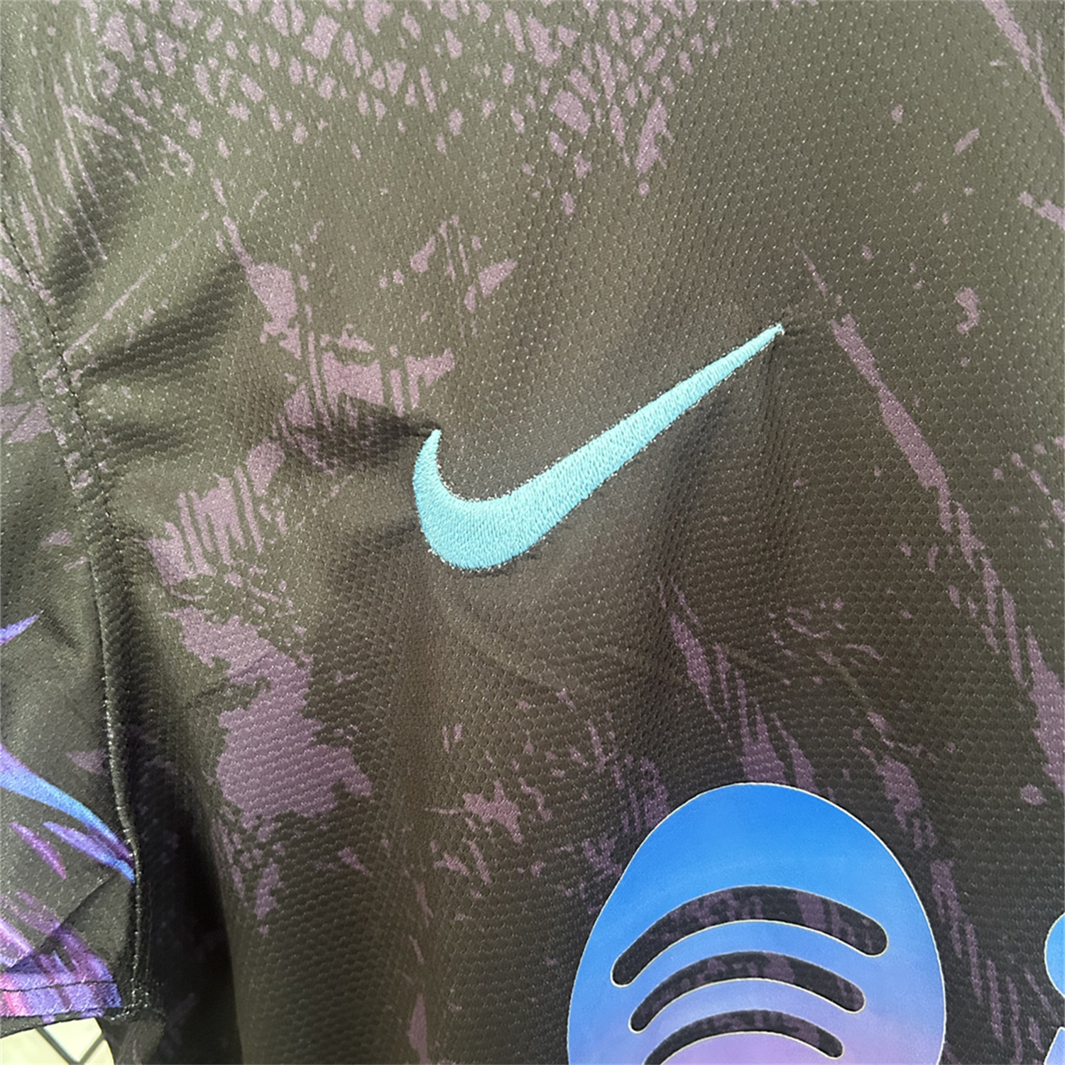 foot-Barcelona 25-26 Purple Lion Black Jersey - Fans Version