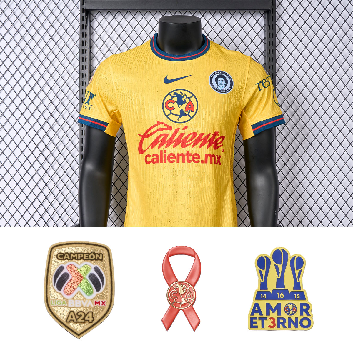ManixJersey.com | Club América 24-25 Home Jersey - Player Version -Customize Name, Number and Patch | Worldwide Shipping