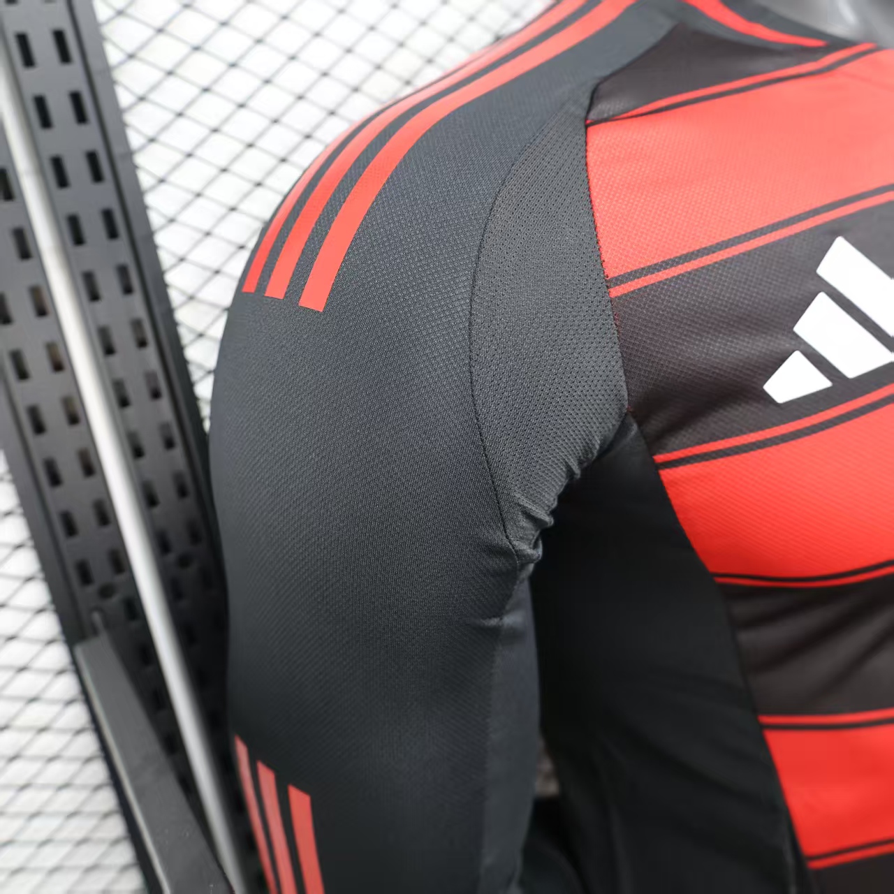 foot-Flamengo 25-26 Home Long Sleeves Unsponsored Jersey - Player Version