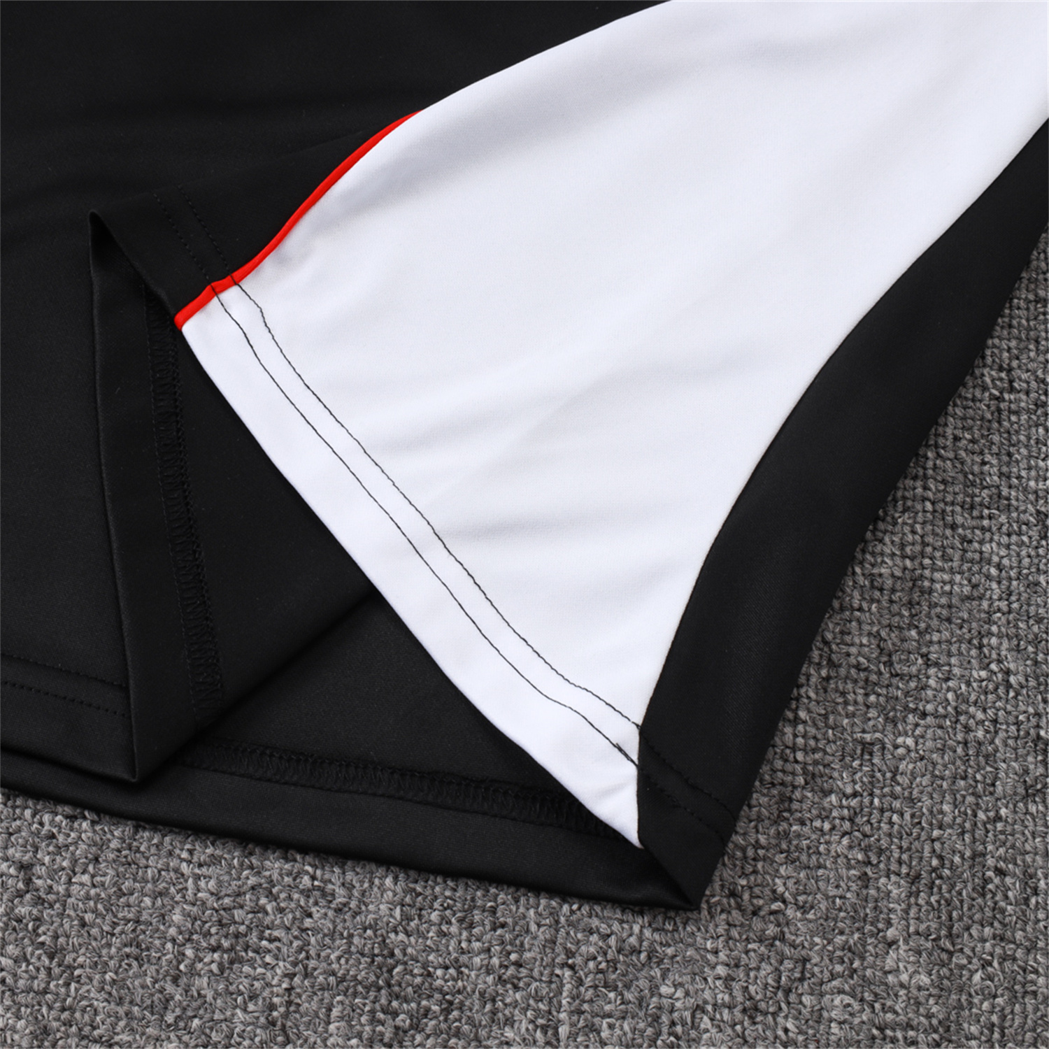 foot-Bayern Munich 25-26 Long Sleeves Training Set - Black Top & Pants with Orange Badge