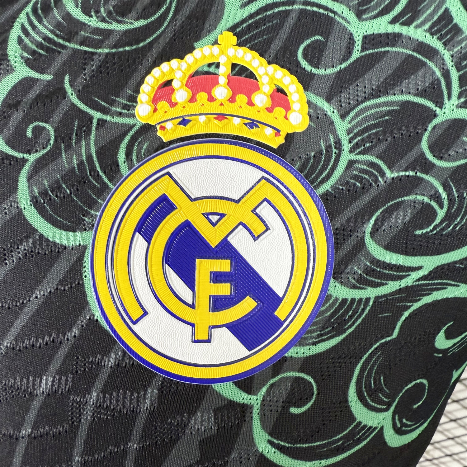 foot-Real Madrid 25-26 Green Dragon Soars Black Jersey - Player Version