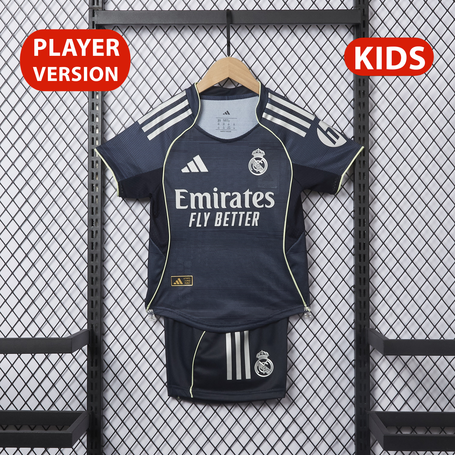 foot-Real Madrid 25-26 Away Kids Kit - Player Version