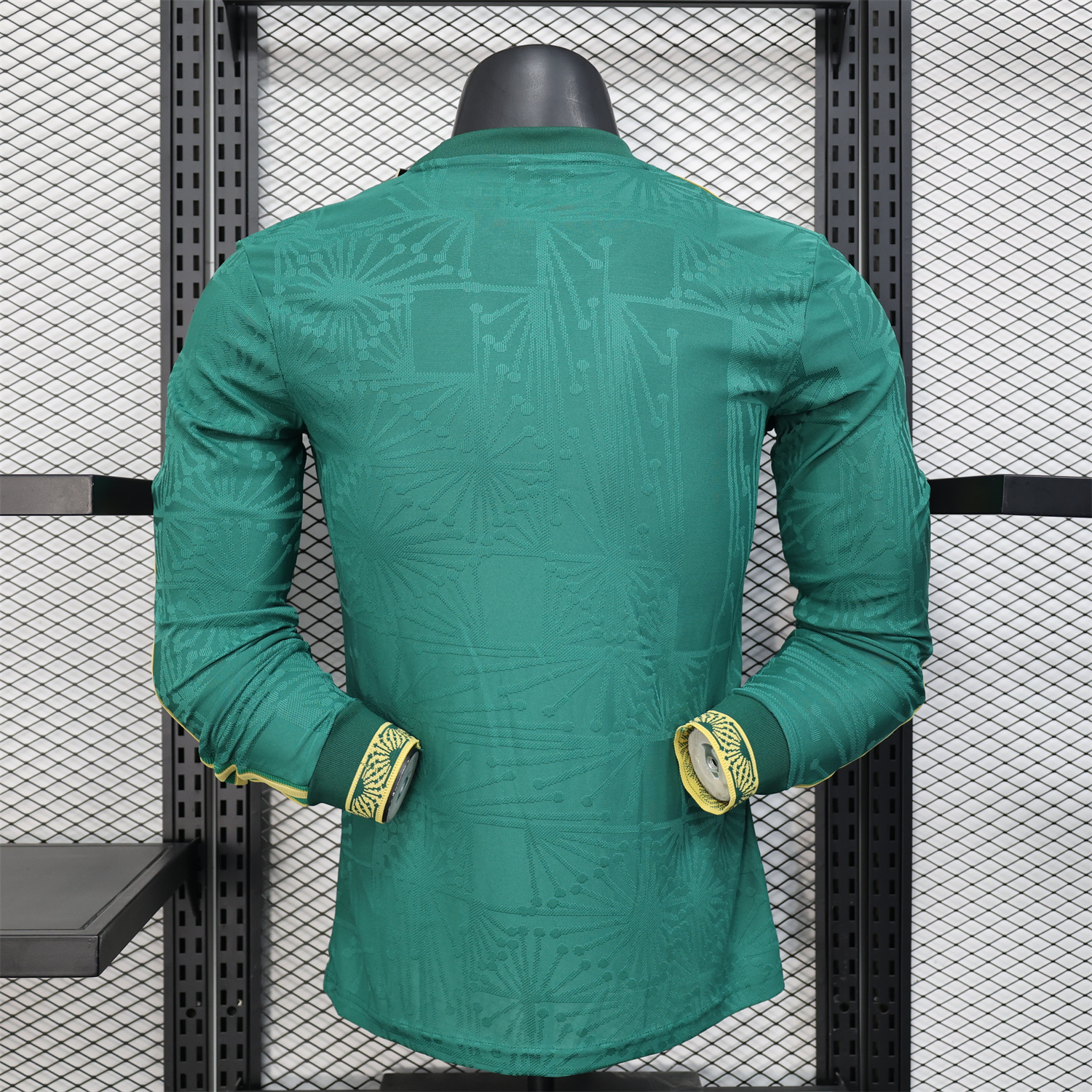 foot-Mexico 2025 Gold Cup Green Long Sleeves Jersey - Player Version
