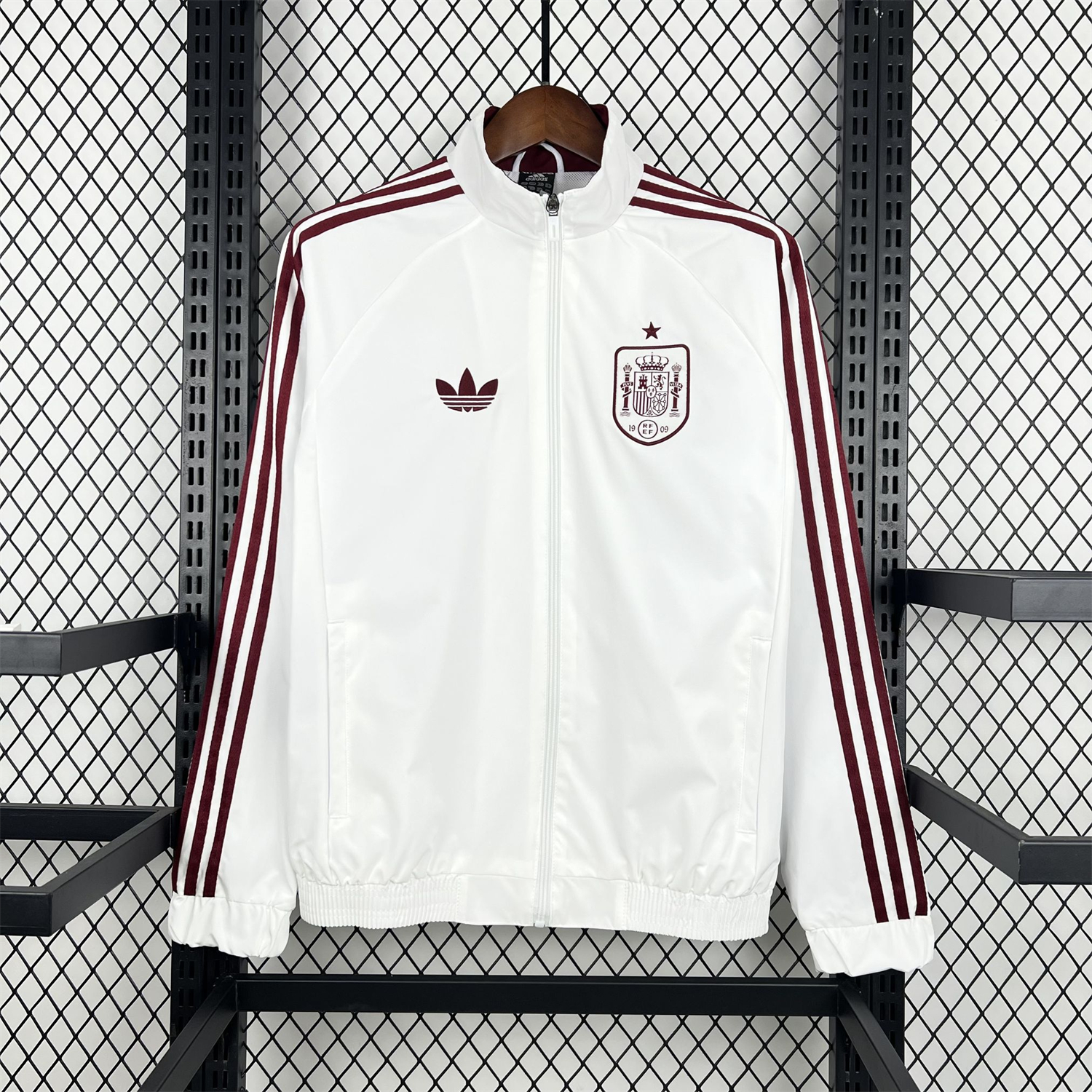 Funinjersey-Spain 2026 Away Windbreaker Jacket - White