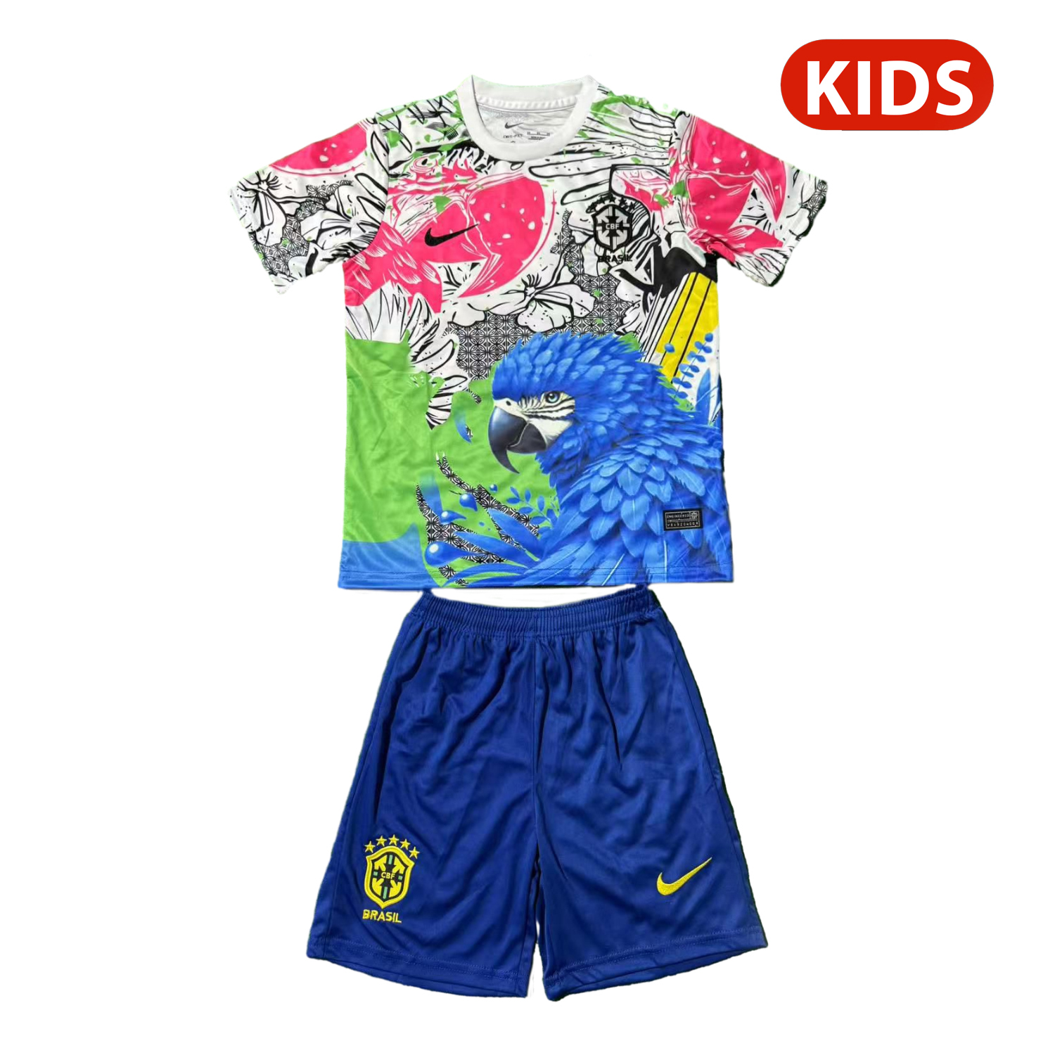 foot-Brazil 25-26 Red Parrot Special Kids Kit