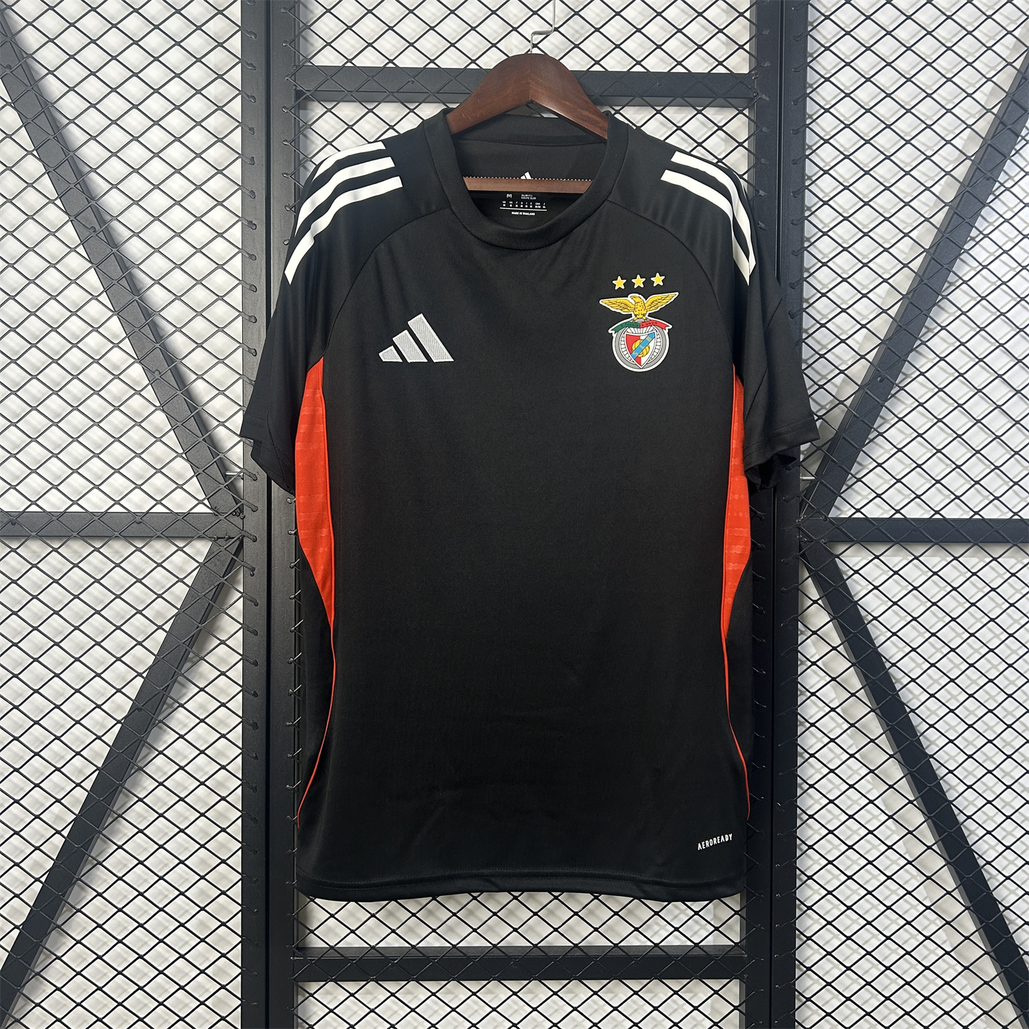 foot-Benfica 25-26 Black Training Jersey - Fans Version