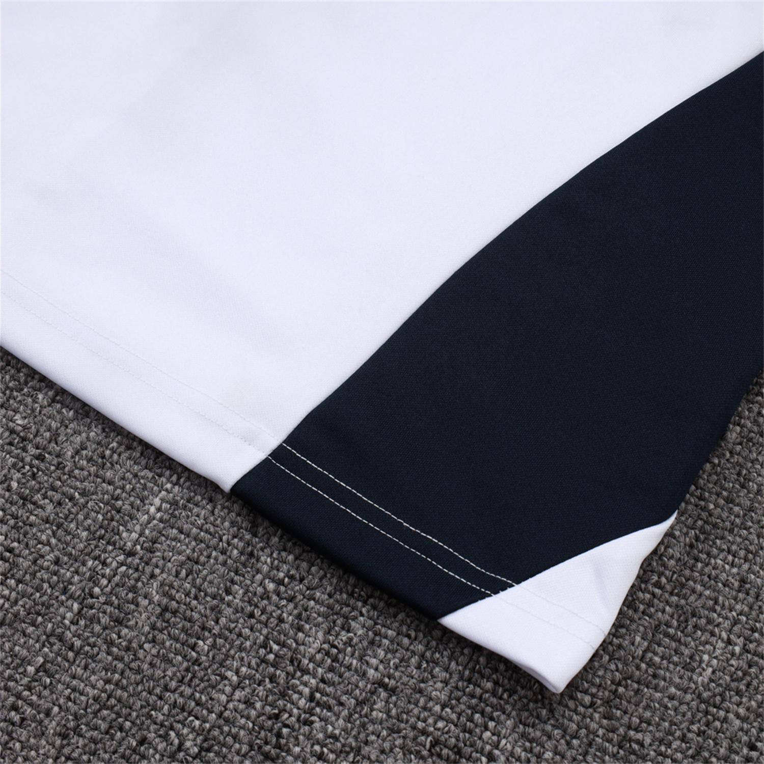 foot-Real Madrid 25-26 Jacket Training Tracksuit - White Throwback Jackets & Black Pants