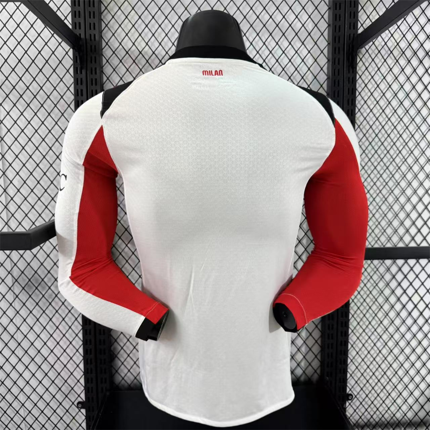foot-AC Milan 25-26 Away White Long Sleeves Jersey - Player Version