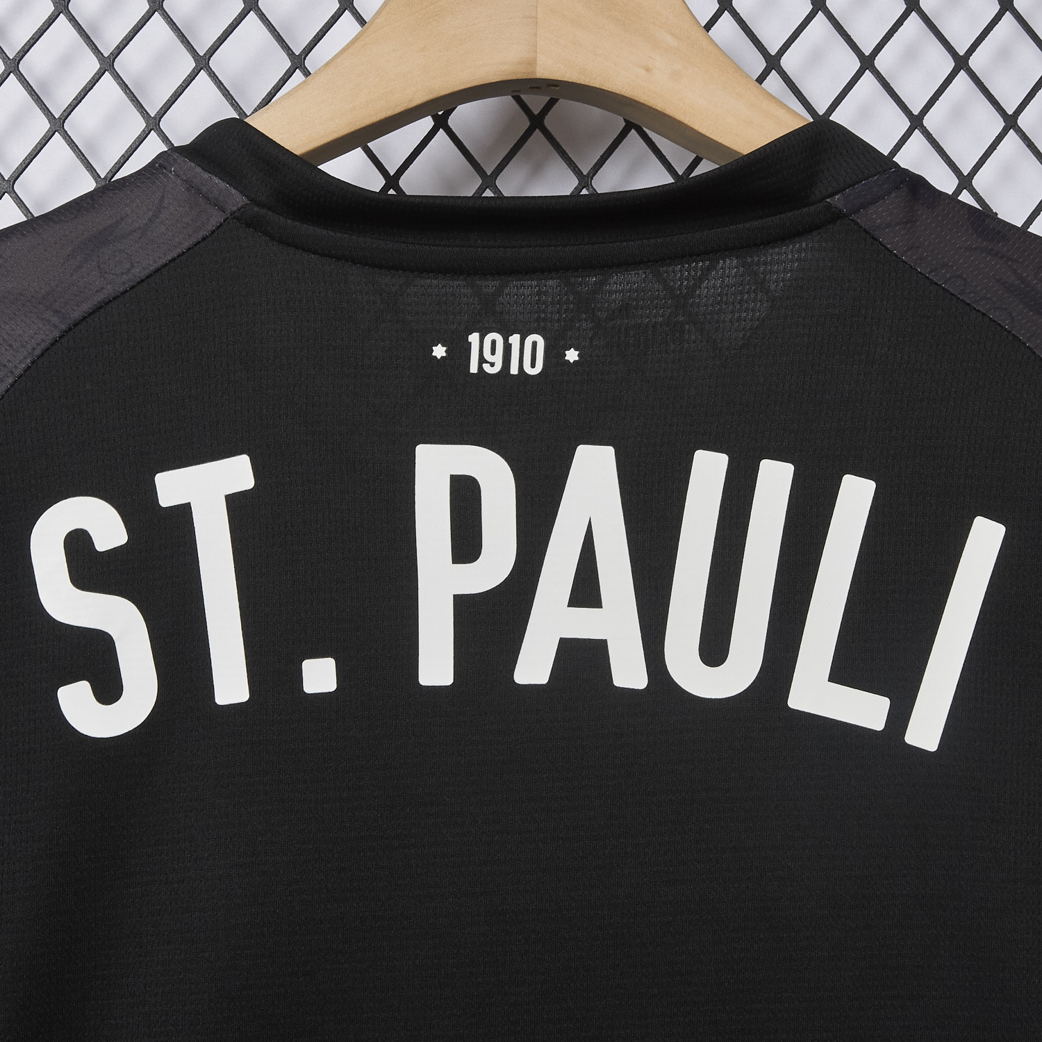 foot-St. Pauli 25-26 Third Black Jersey - Fans Version