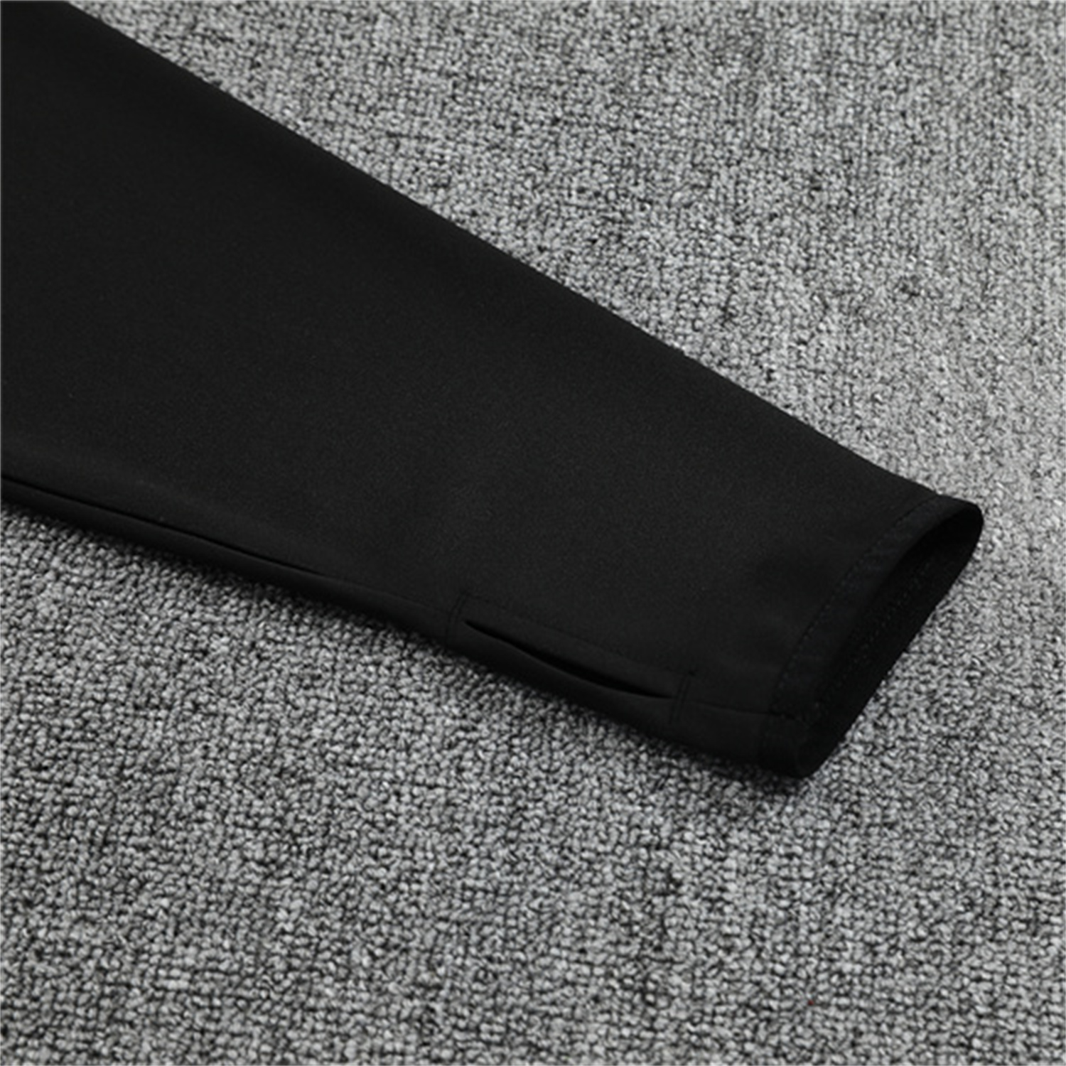 foot-Germany 25-26 Long Sleeve Training Set - Black Top and Black Pants