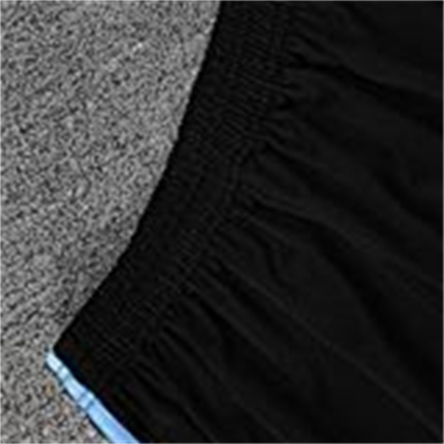 foot-Argentina 25-26 Short-Sleeve Training Set - Blue Stripes Black Top & Black Shorts