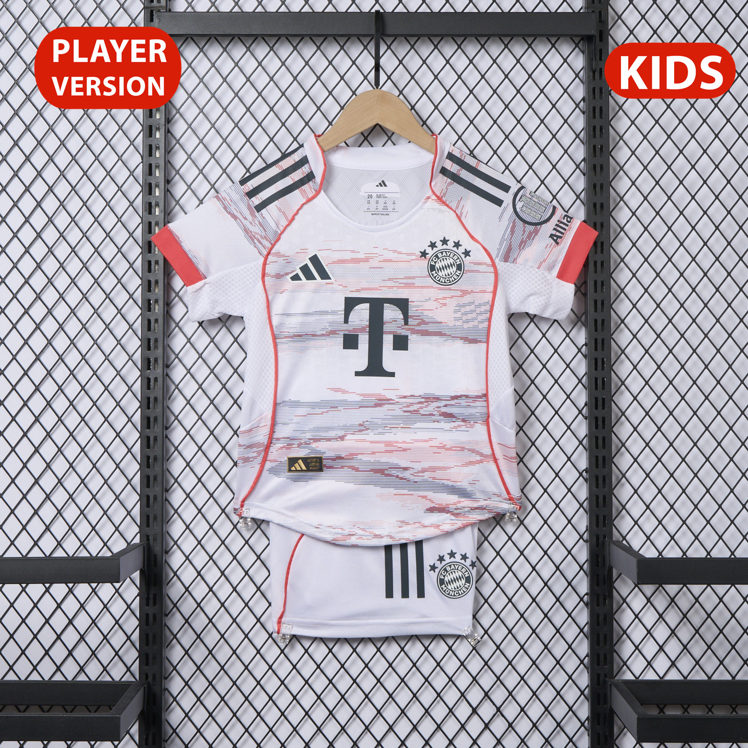 foot-Bayern Munich 25-26 Away Kids Kit - Player Version