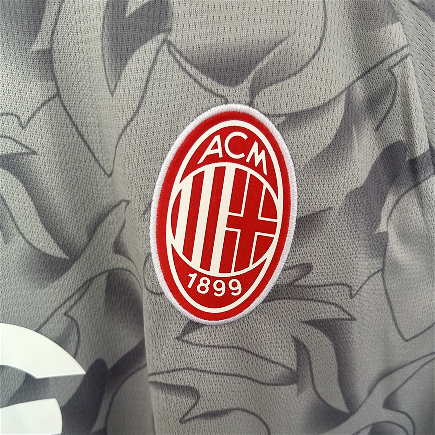 foot-AC Milan 25-26 Grey Pre-Match Training Jersey - Fans Version