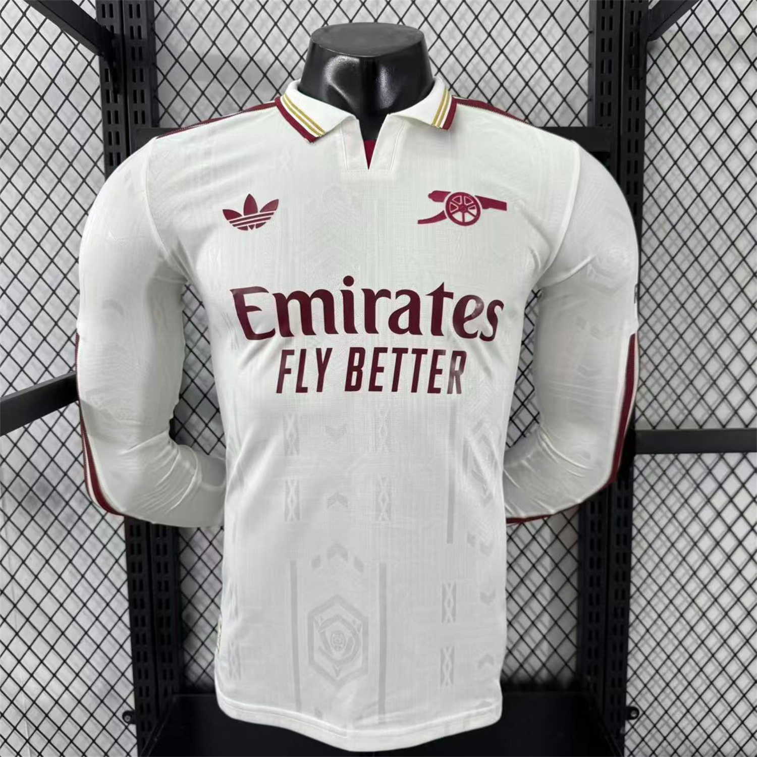 foot-Arsenal 25-26 Third White Long Sleeves Jersey - Player Version