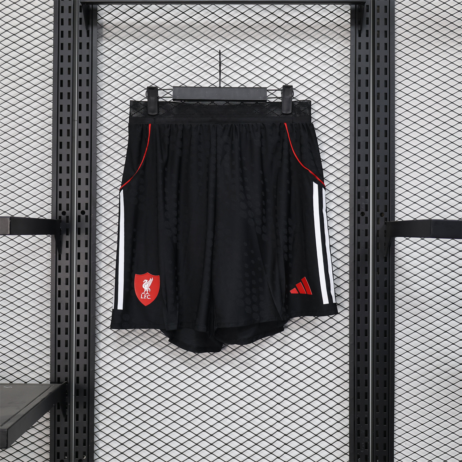 foot-Liver.pool 25-26 Black Shorts - Player Version