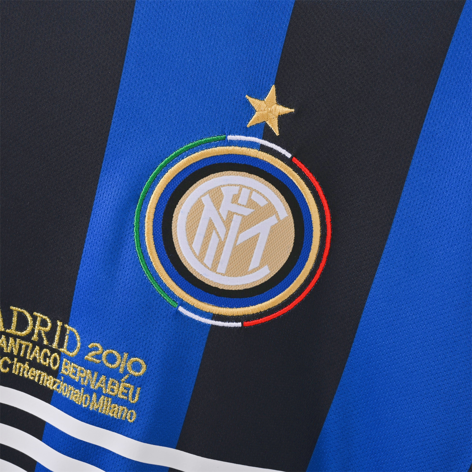 foot-Retro Inter Milan 09-10 Home Long Sleeves Jersey - Champions League Final
