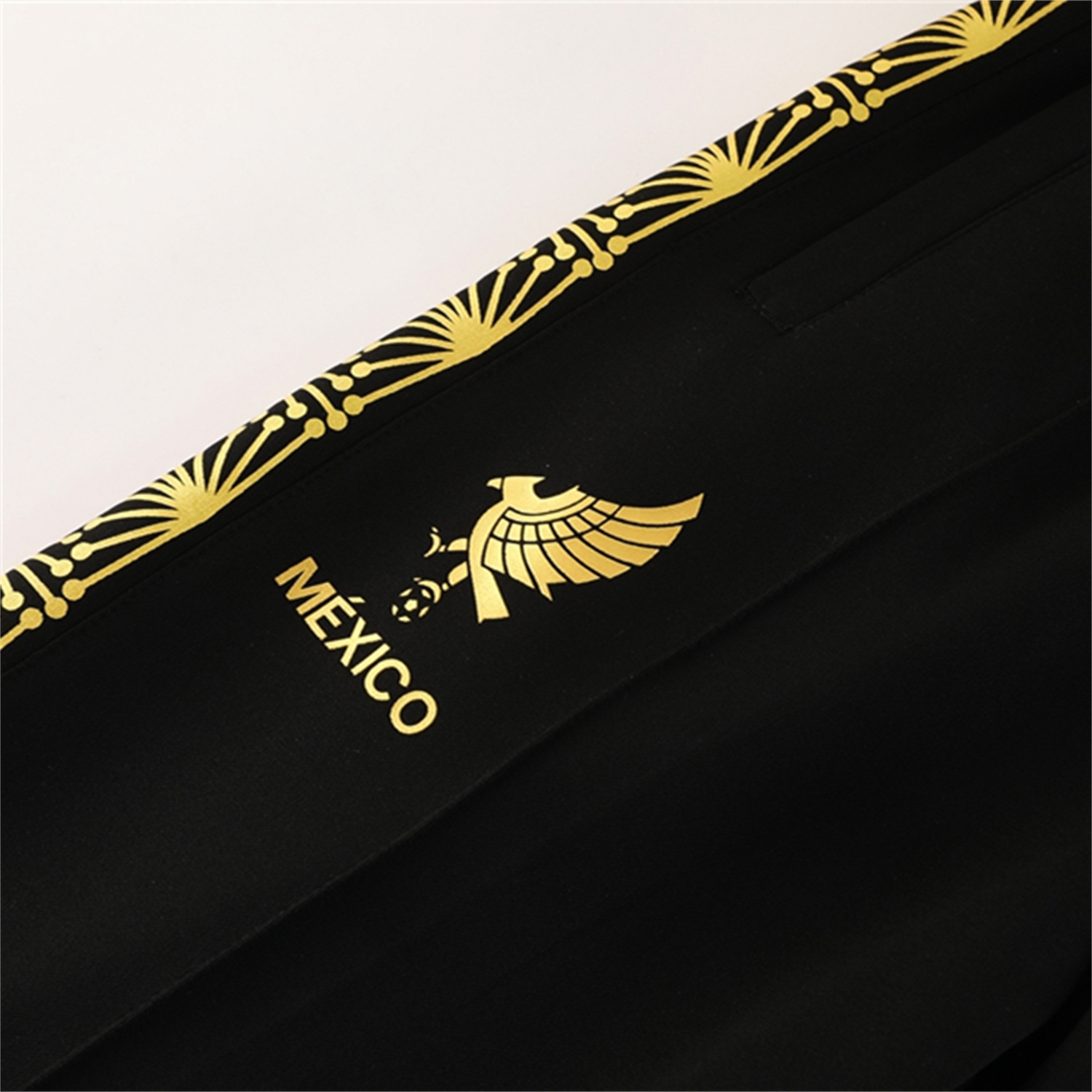 foot-Mexico 2025 Gold Cup Jacket Training Tracksuit - Black Top & Pants