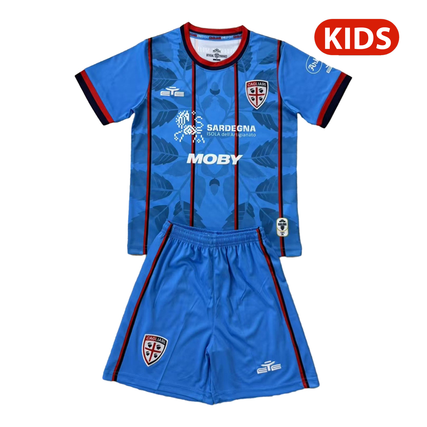 foot-Cagliari Calcio 25-26 Third Kids Kit