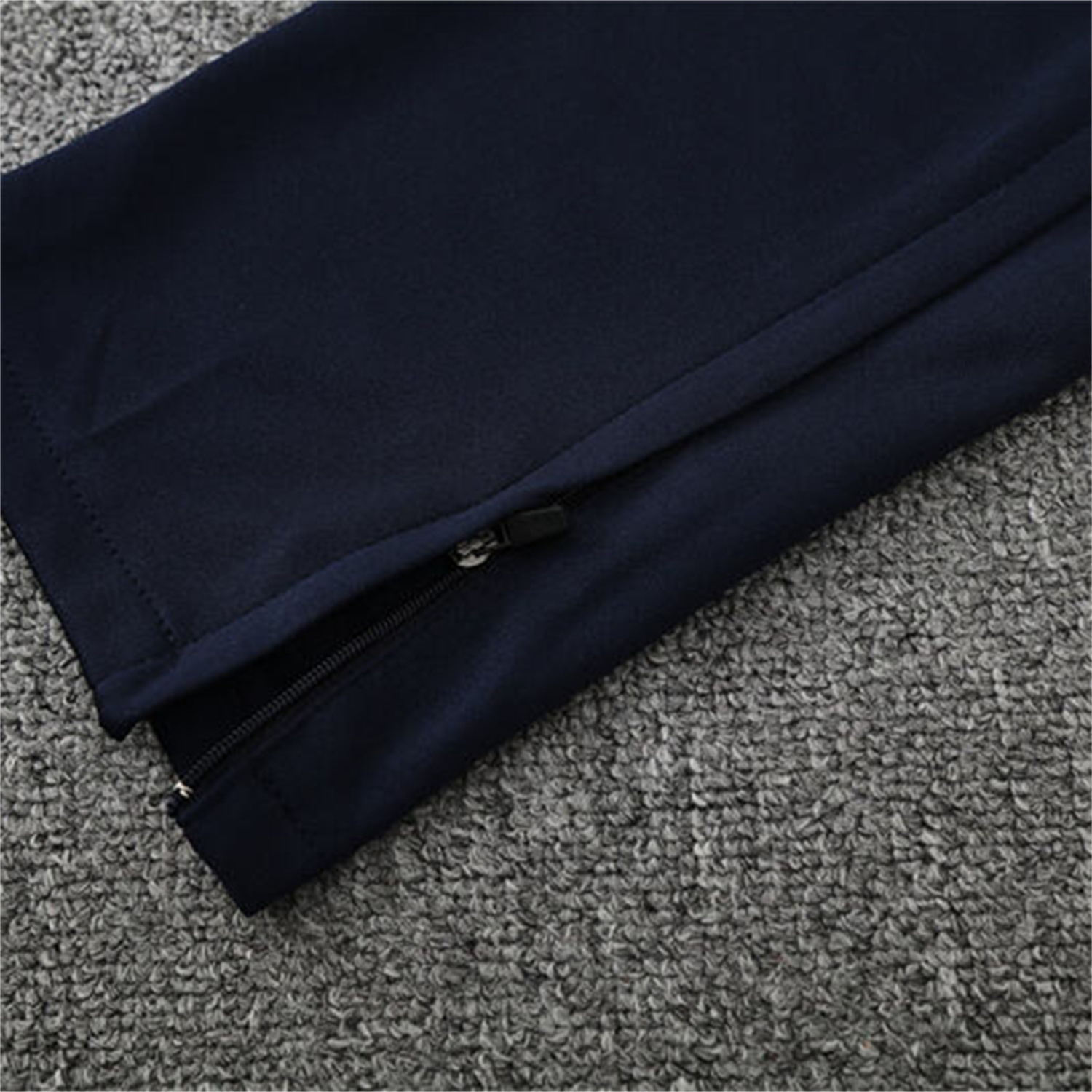 foot-Marseille 25-26 Long Sleeve Training Set - Nattierblue Top & Deep Blue Pants