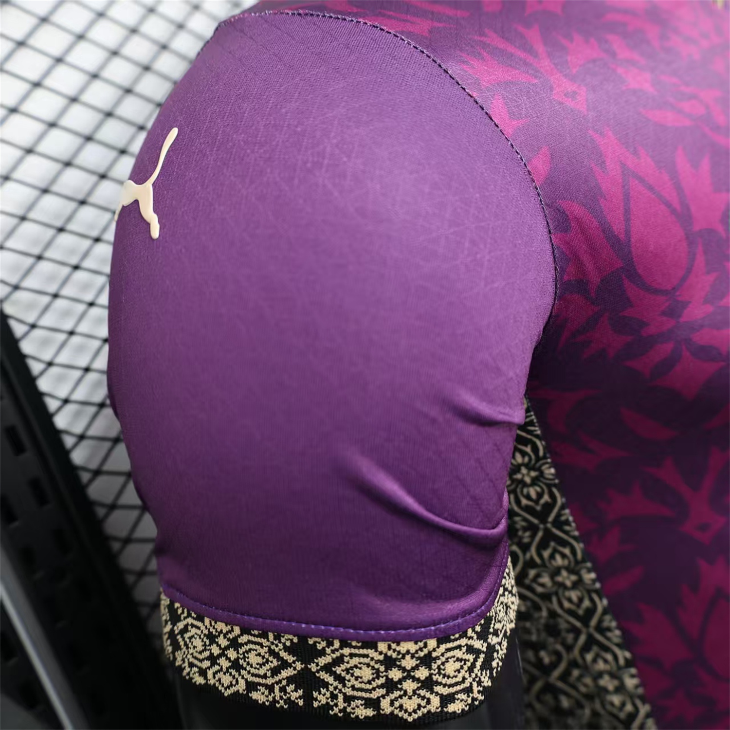 foot-AC Milan 25-26 Team Name Advertisement Purple POLO Special Jersey - Player Version