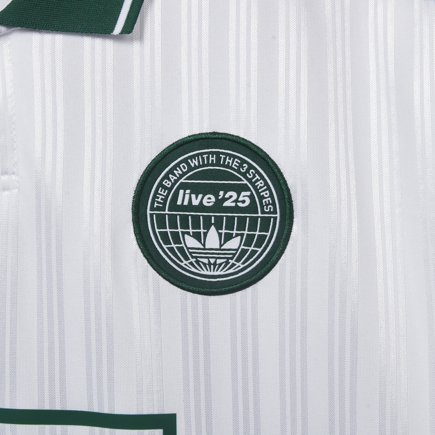 foot-Bohemian 25-26 Oasis Originals Tour Light White Jersey With Number 25 - Fans Version