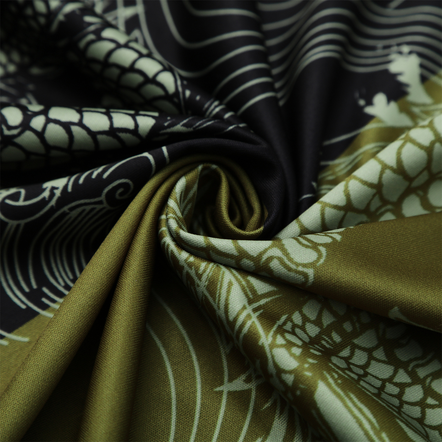 foot-Real Madrid 25-26 Vest Training Set - Green-Black Dragon Vest & Black-White Shorts