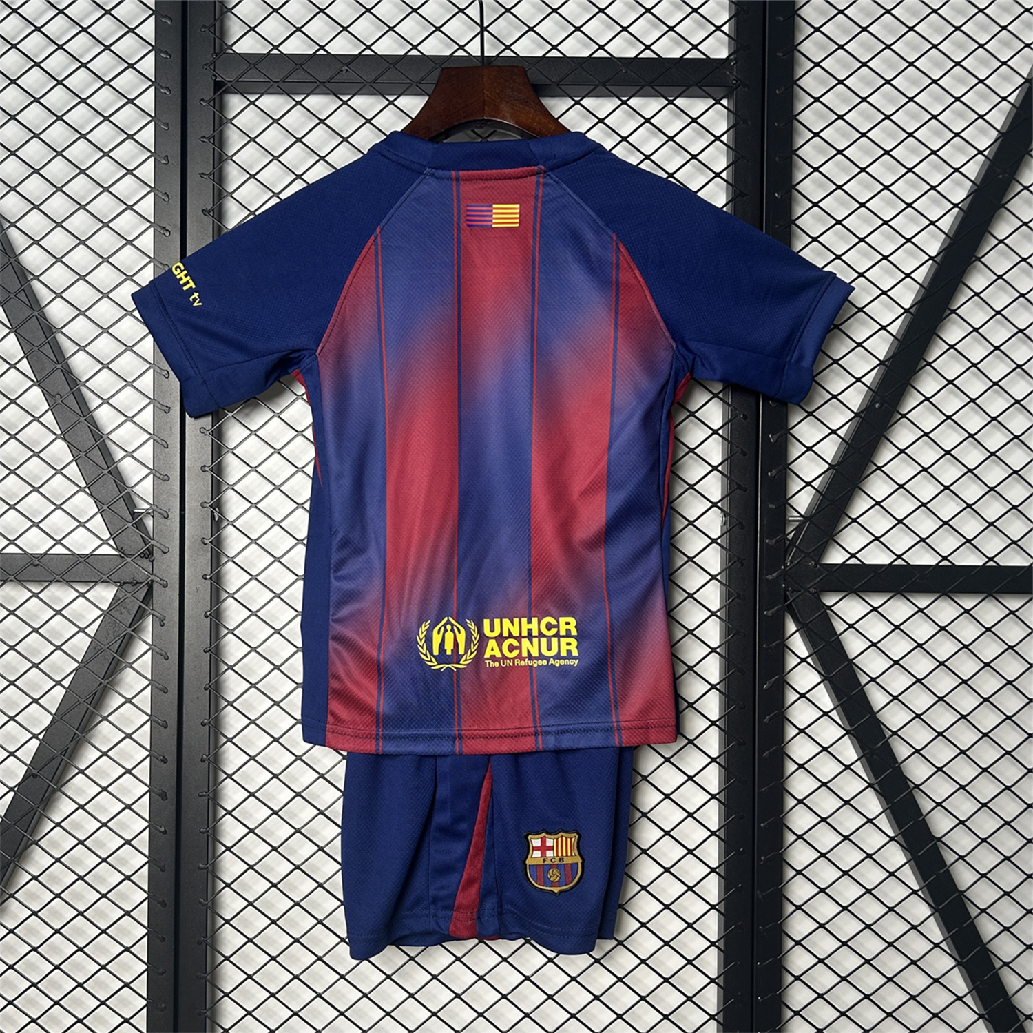 Higojerseys-Barcelona 25-26 Home Kids Kit - Fans Version